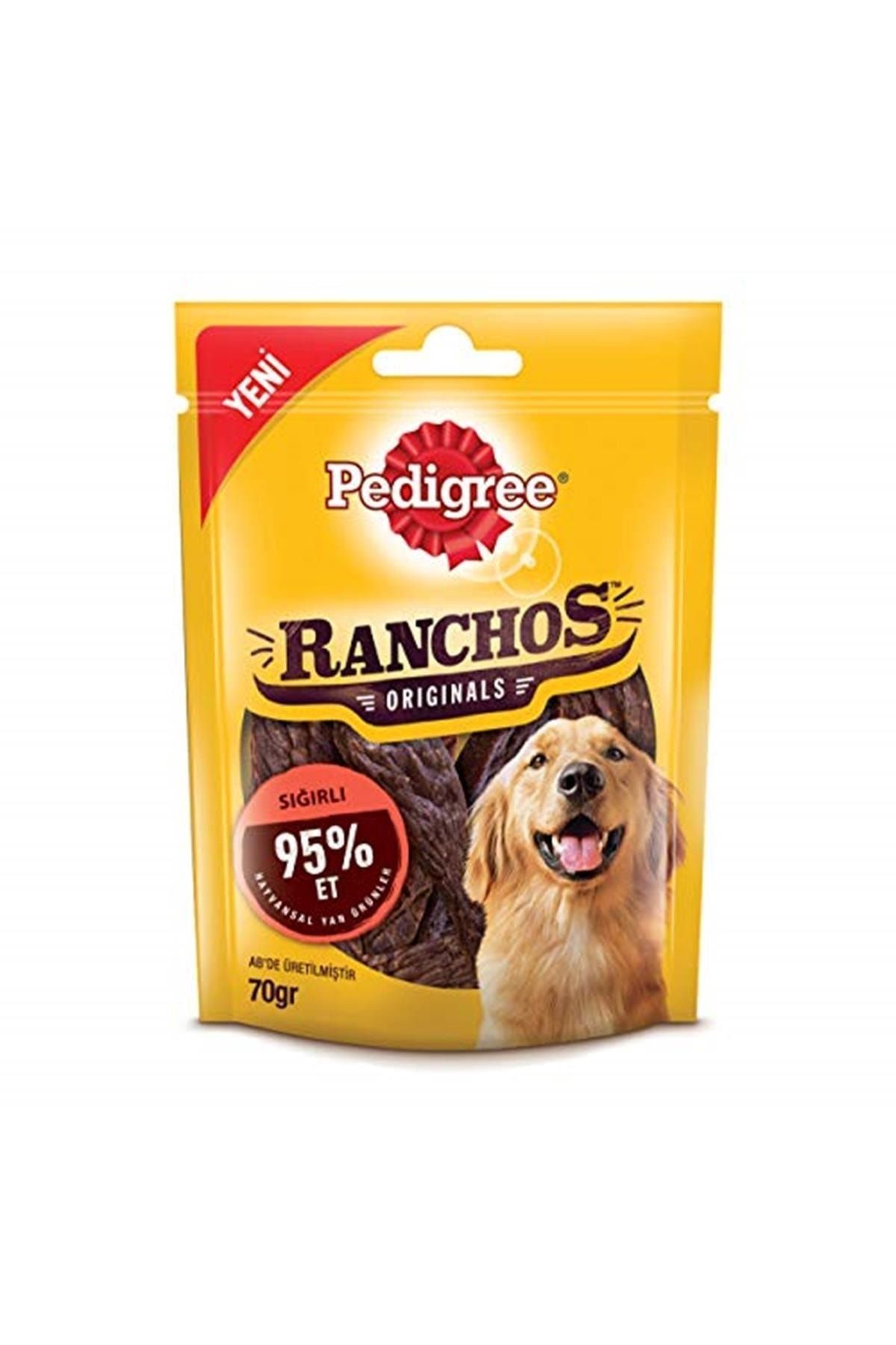 Pedigree Köpekler Için Ranchos Sığır Etli Ödül Maması 70 G
