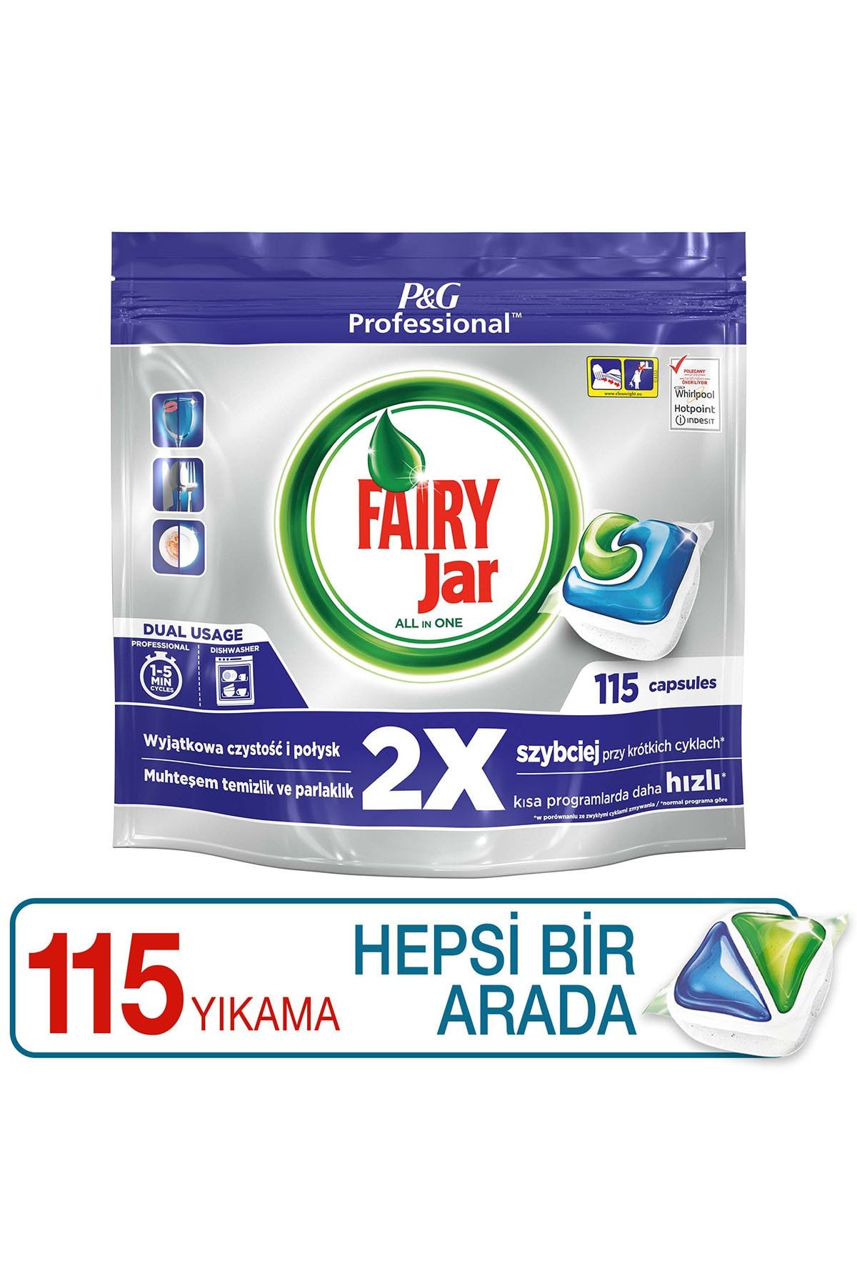 Fairy Jar 2x Yeni Nesil Hepsi Bir Arada Tablet 115'li