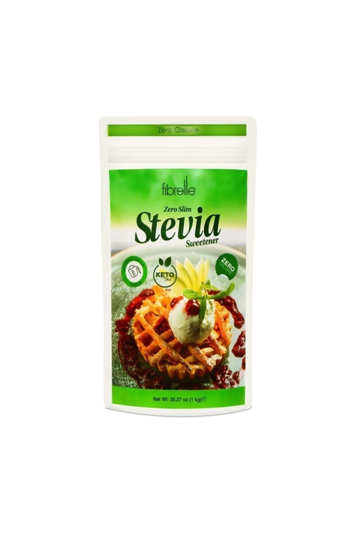 Fibrelle Zero Slim Stevia Lı Tatlandırıcı 1 Kg Keto /ketojenik / Vegan Diyete Uygundur.