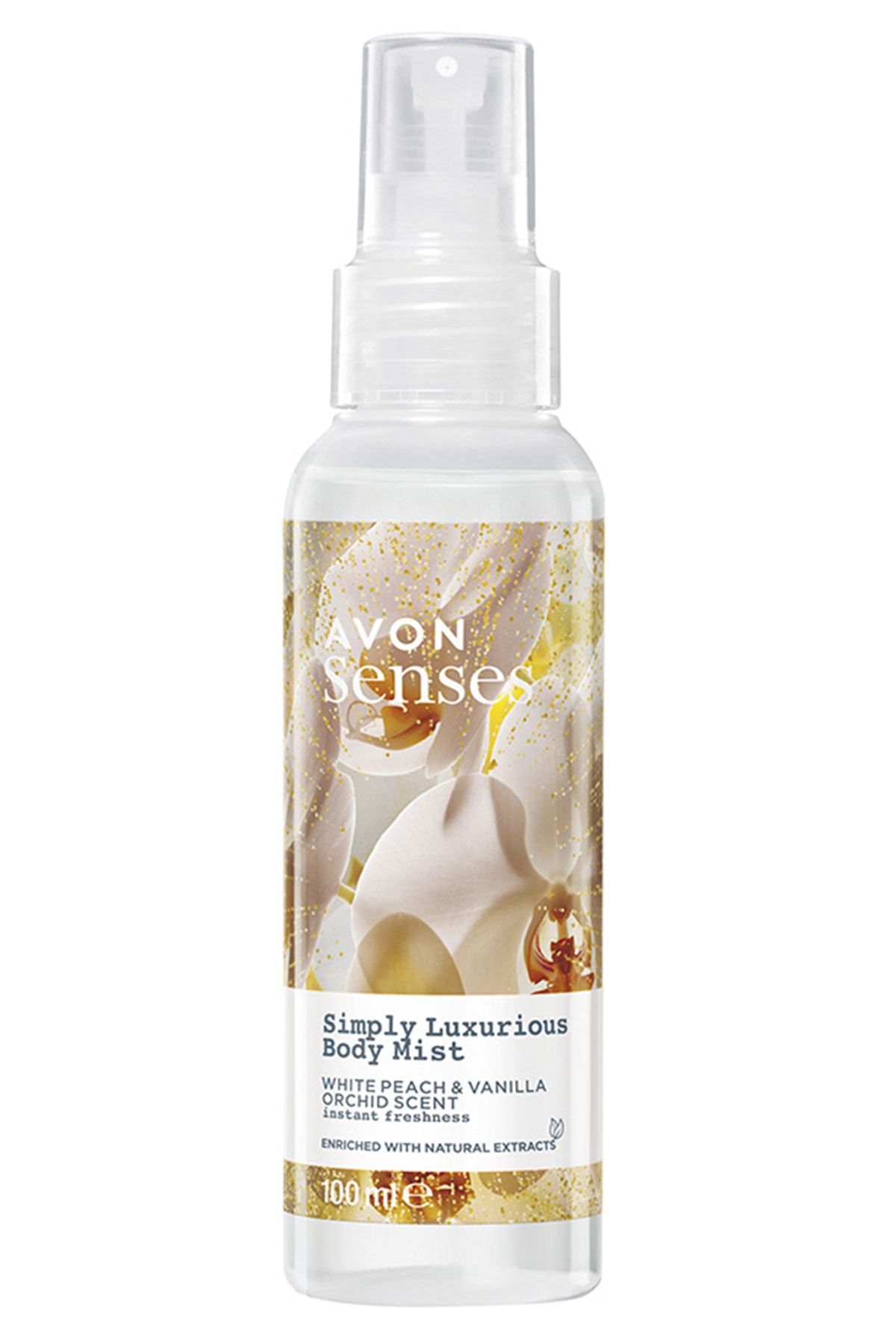 Avon Simply Luxurious Beyaz Şeftali Ve Vanilya Orkide Kokulu Vücut Spreyi 100 Ml.