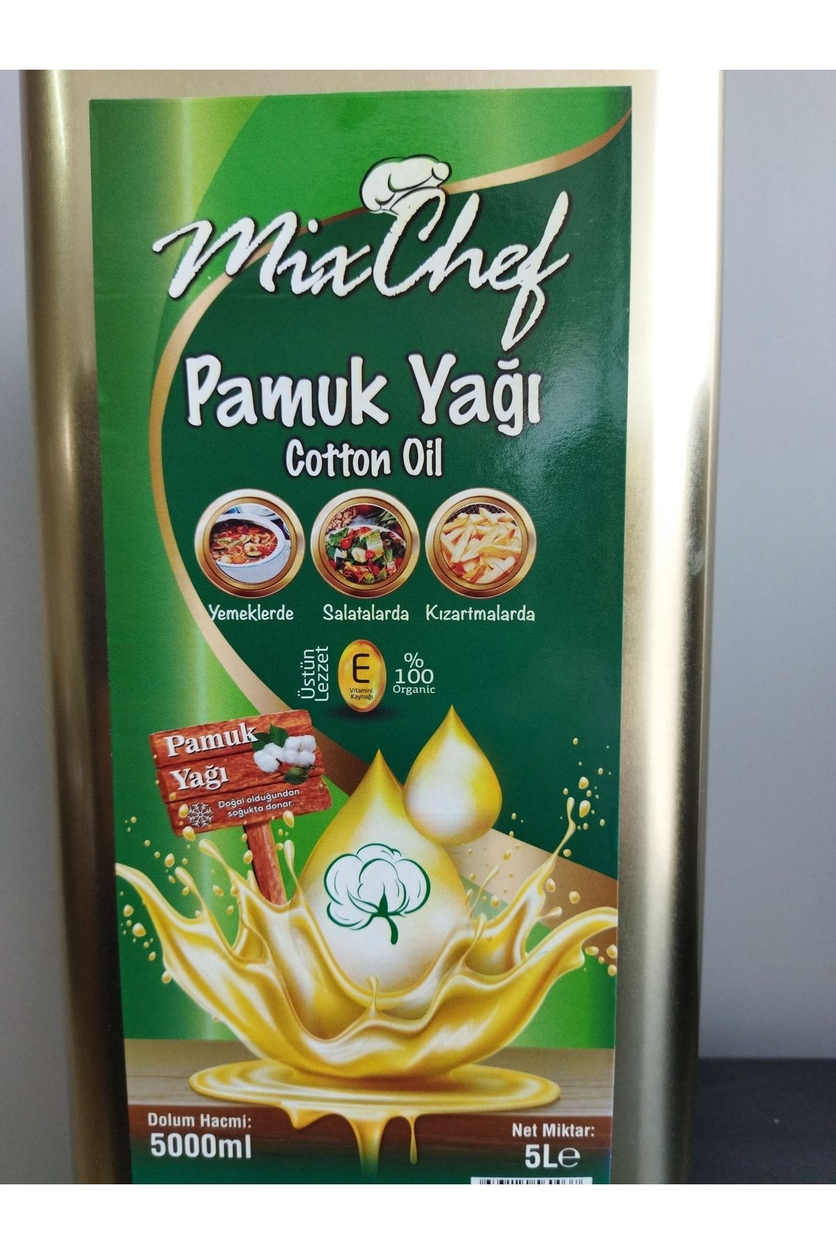 Egelim Mixchef Pamuk Yağı 5lt