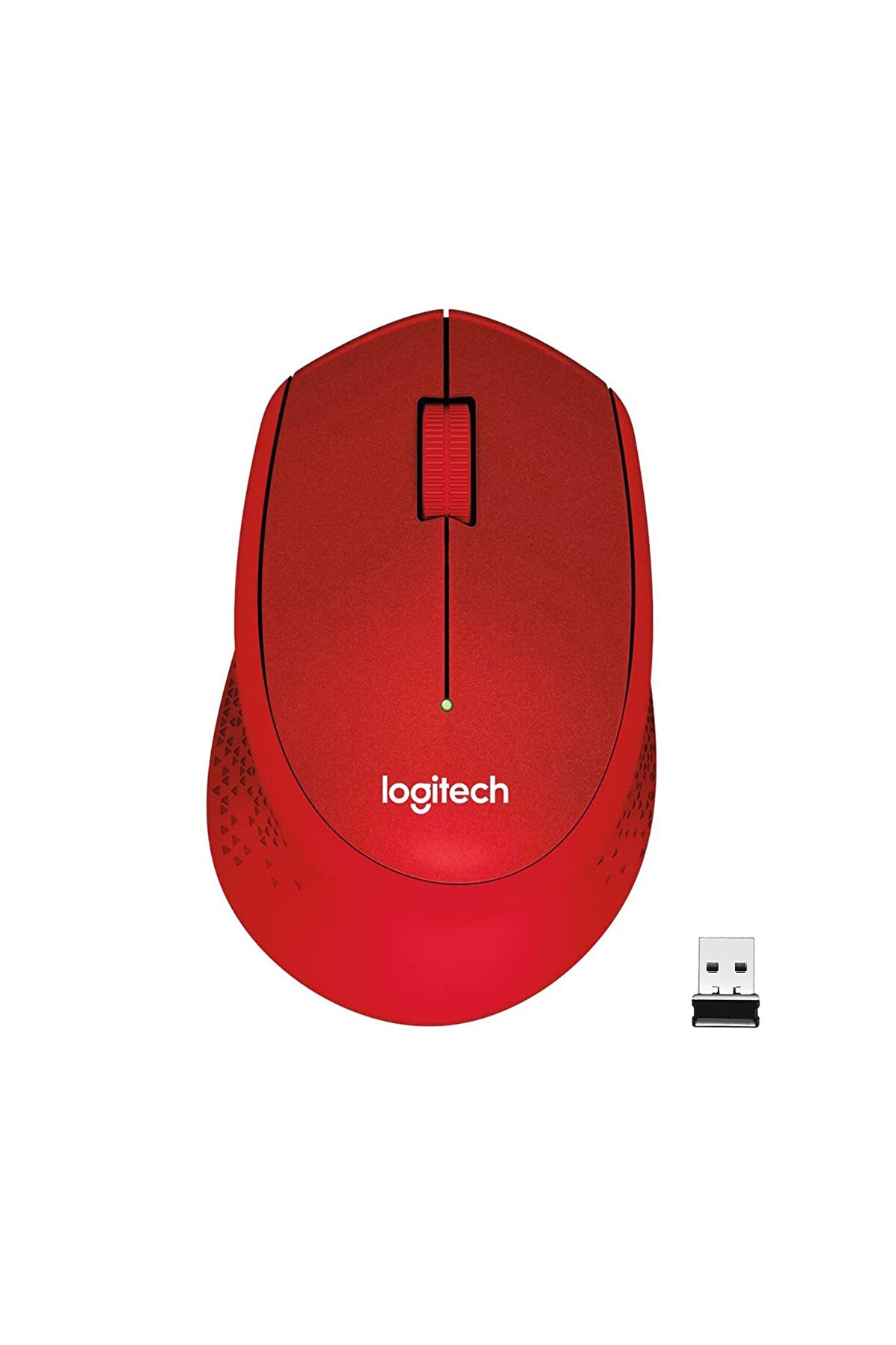 logitech M330 Sessiz Kablosuz Optik Mouse - Kırmızı