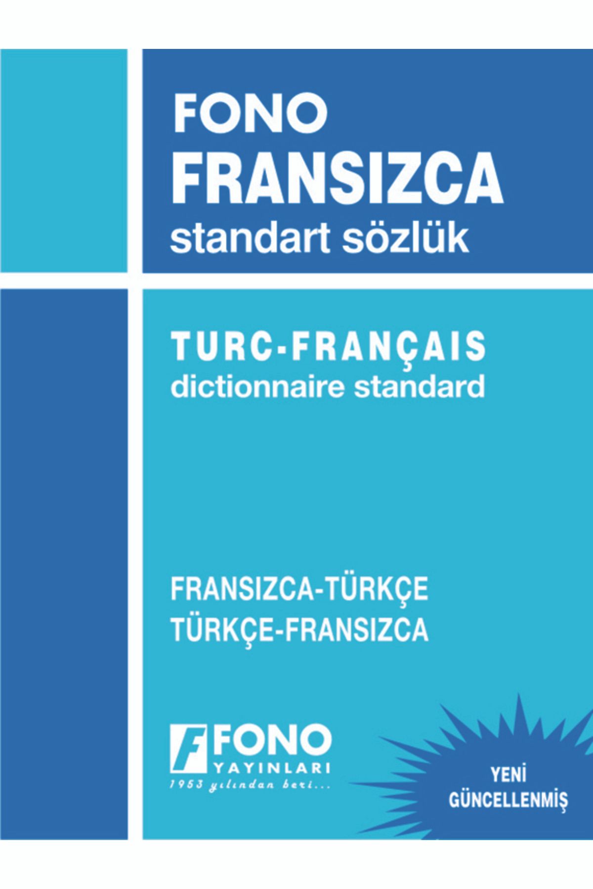 Fono Yayınları Fransızca Standart Sözlük Fransızca/türkçe - Türkçe/fransızca