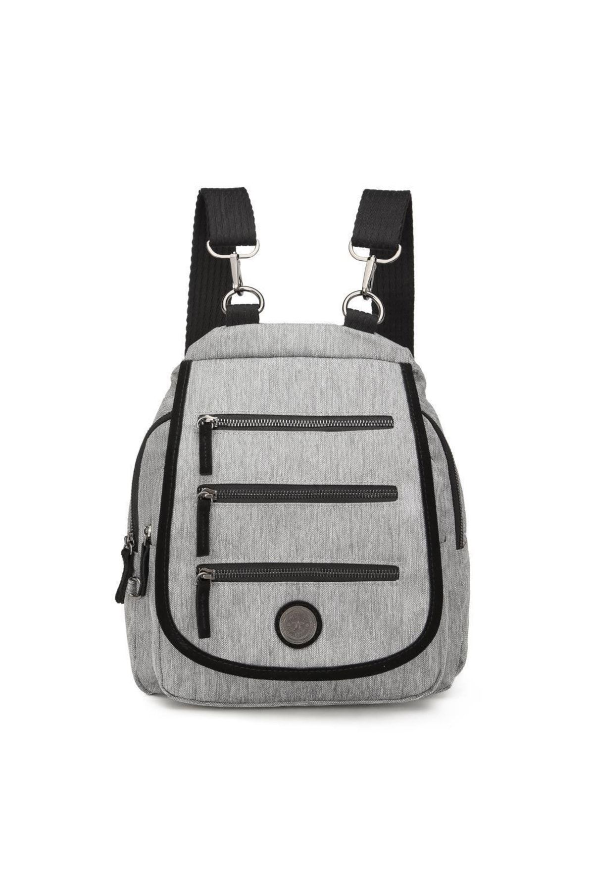 Smart Bags Special Edition 1169 Kol Ve Sırt Çantası Kırçıllı Gri/siyah