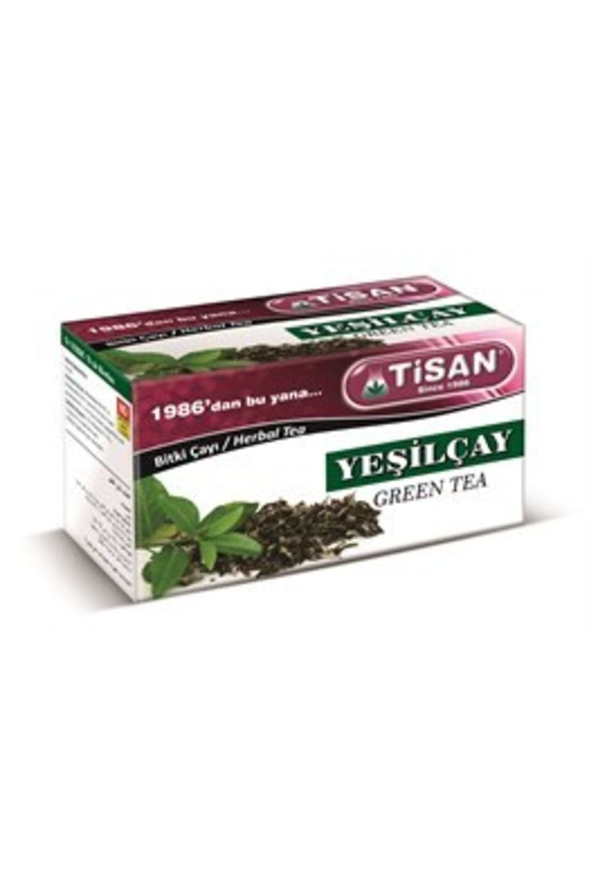Tisan Yeşil Çay Bitki Çayı Süzen Poşet 20 Adet