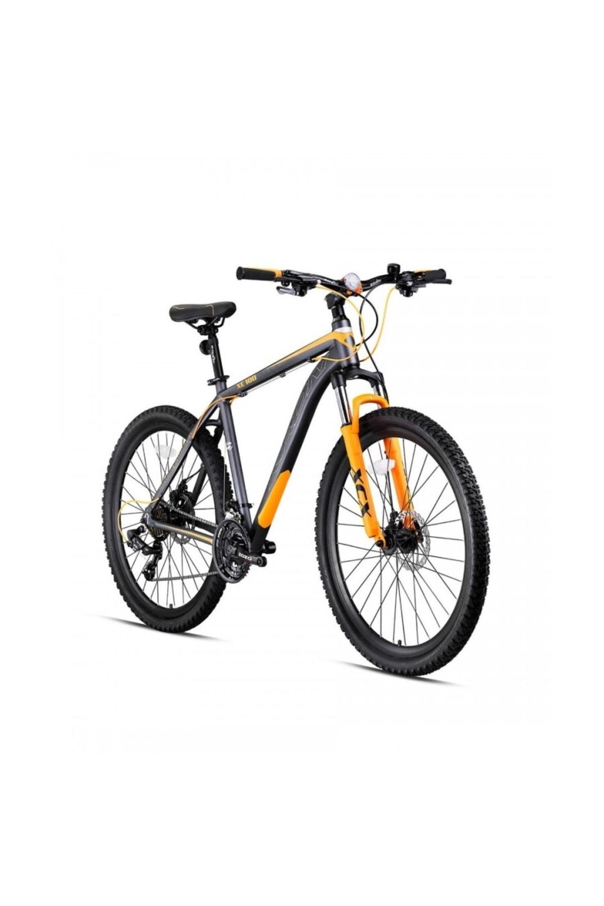 Kron Xc 100 - 26" Mtb - 15' - 21 Vites - M.dısc - Mat Füme-gri/turuncu