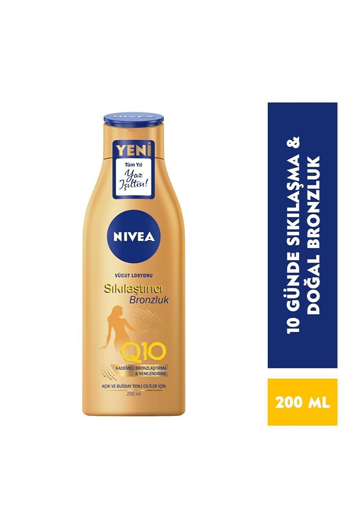 Nivea Q10 Sıkılaştırıcı & Bronzluk Vücut Losyonu 200 ml