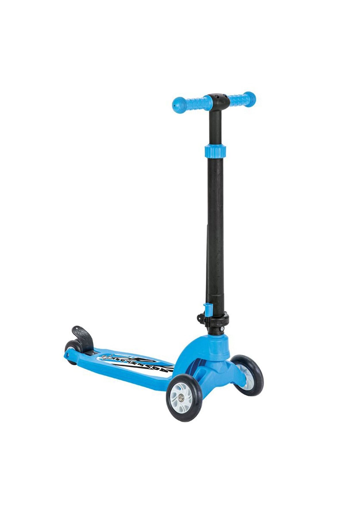 PİLSAN *pilsan* 3+ Yaş , Yükseklik ( Kademeli ) Ayarlanabilir , Kırılmaz Adventure Scooter Mavi