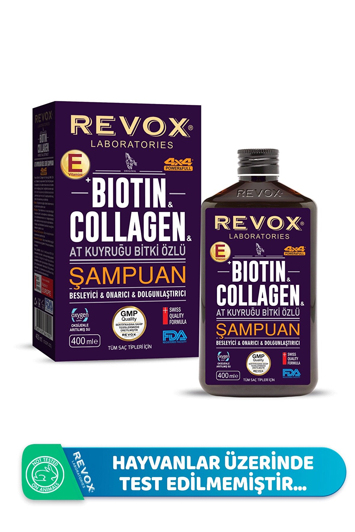 Revox Bıotın & Collagen + At Kuyruğu Bitki Özlü Şampuan