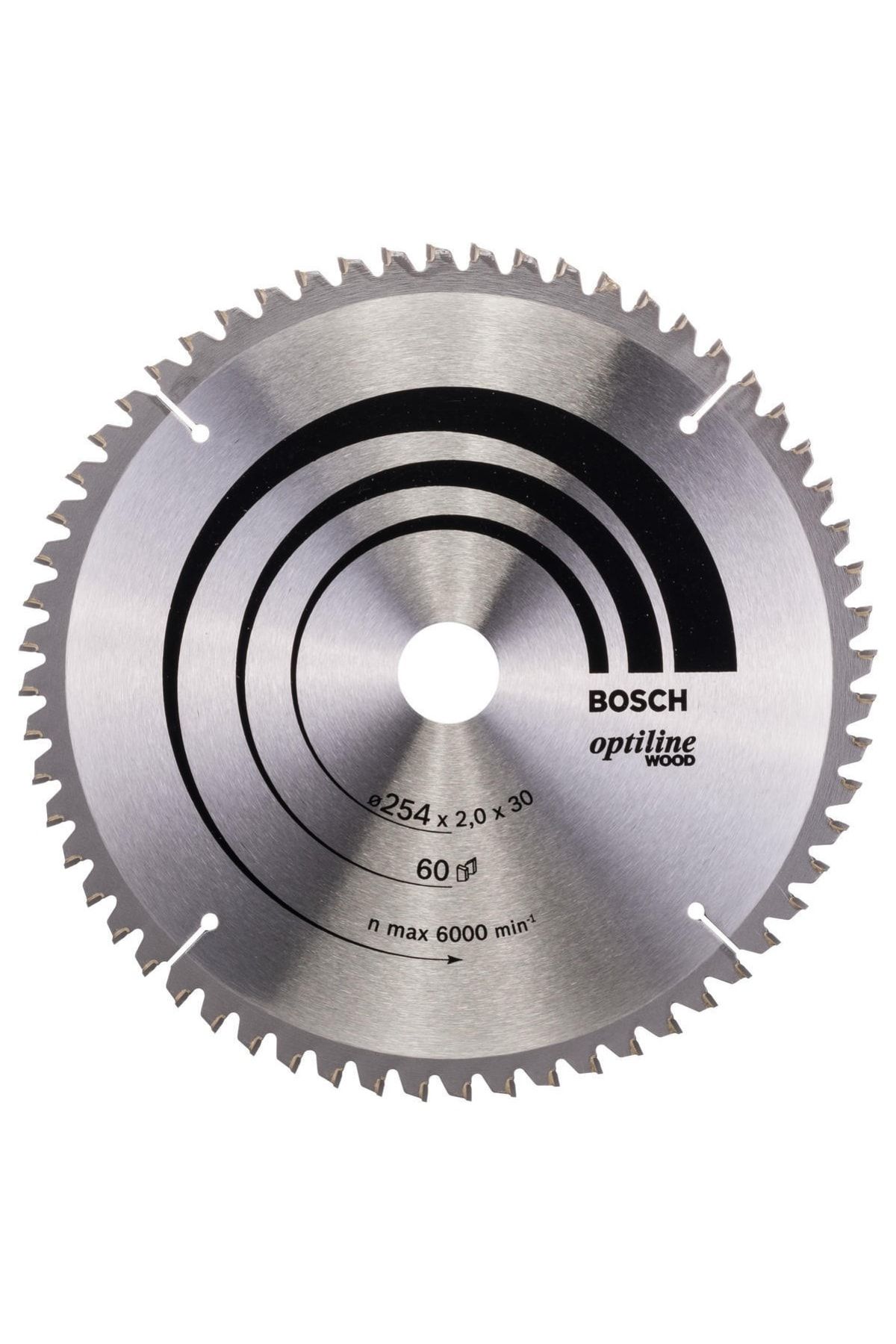 Bosch Optiline Wood 254*30 Mm 60 Diş Daire Testere Bıçağı