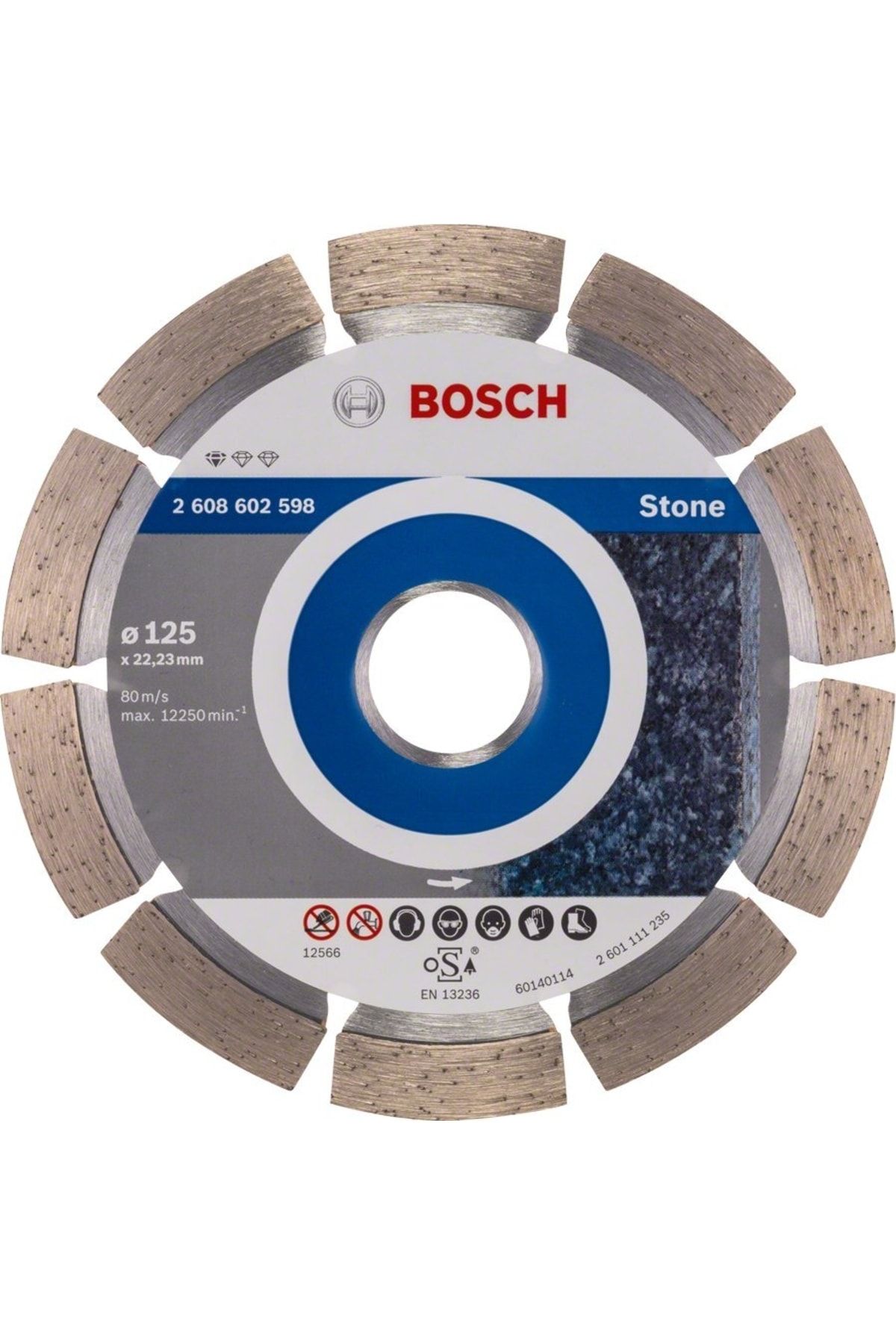 Bosch Standard For Stone 125 Mm Elmas Kesici Disk - 2608602598
