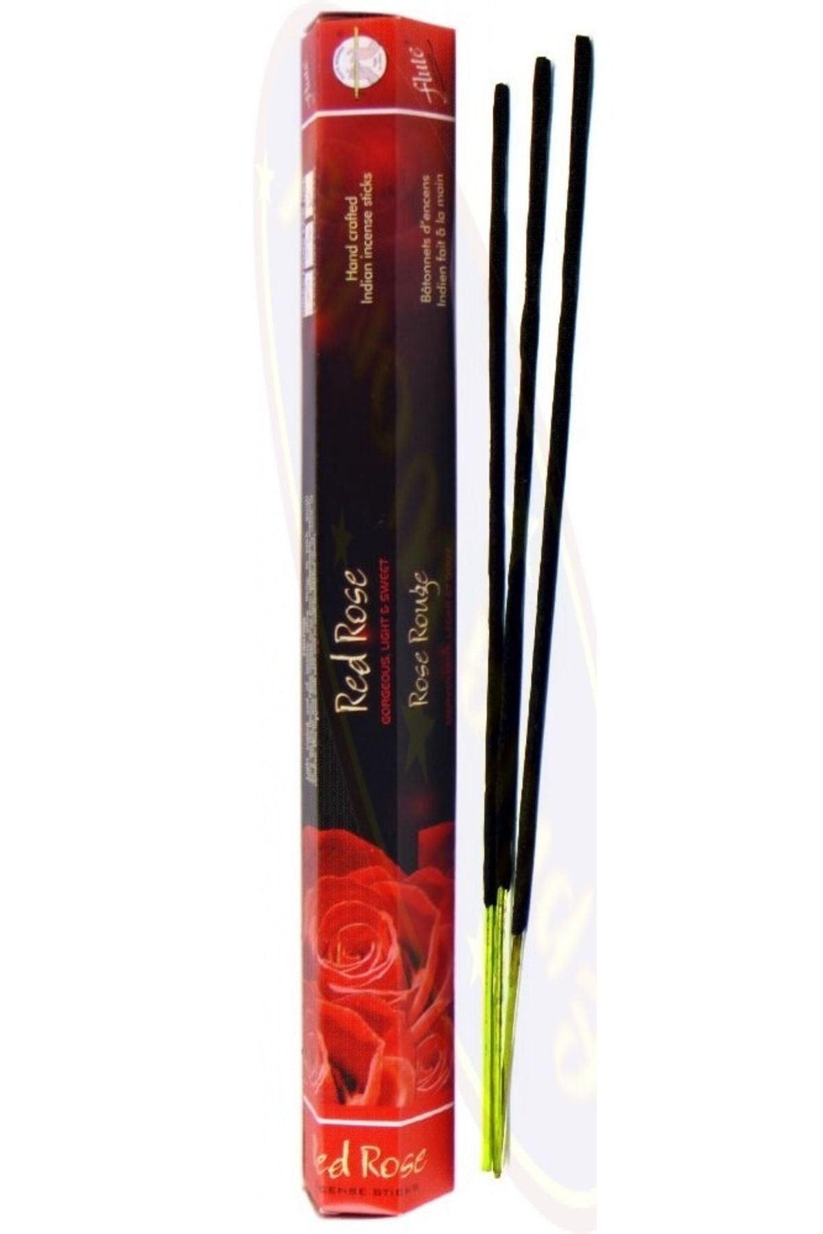 Flute Kırmızı Gül Tütsü 20 Adet (red Rose Incense Sticks)