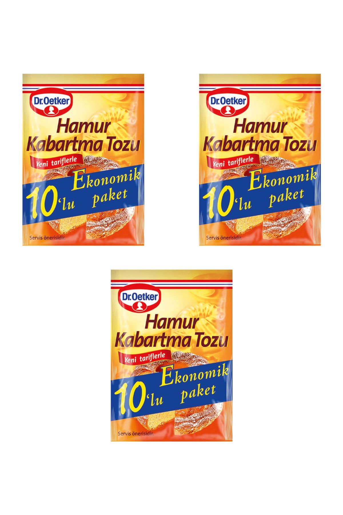Dr. Oetker Glutensiz Hamur Kabartma Tozu 10'lux3 Adet