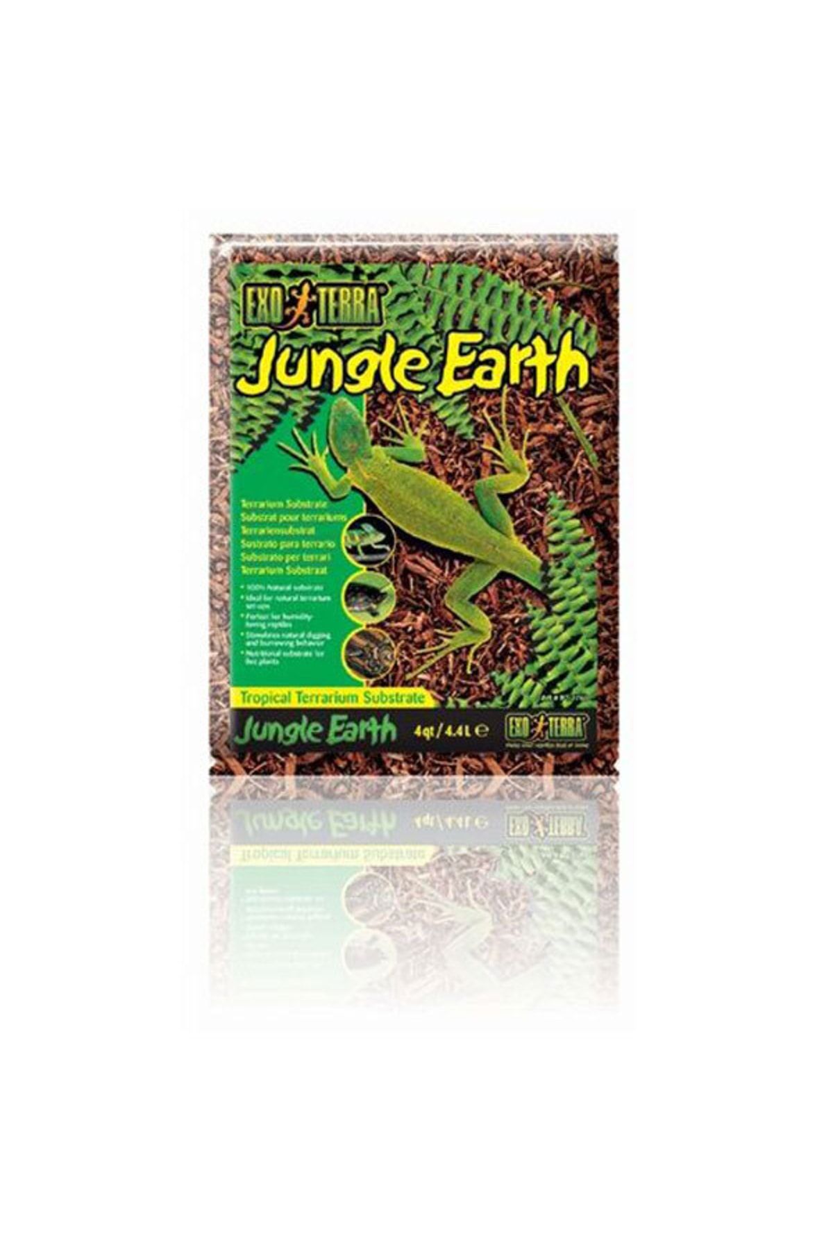 Genel Markalar Jungle Earth Sürüngen Taban Malzemesi 4 Quart