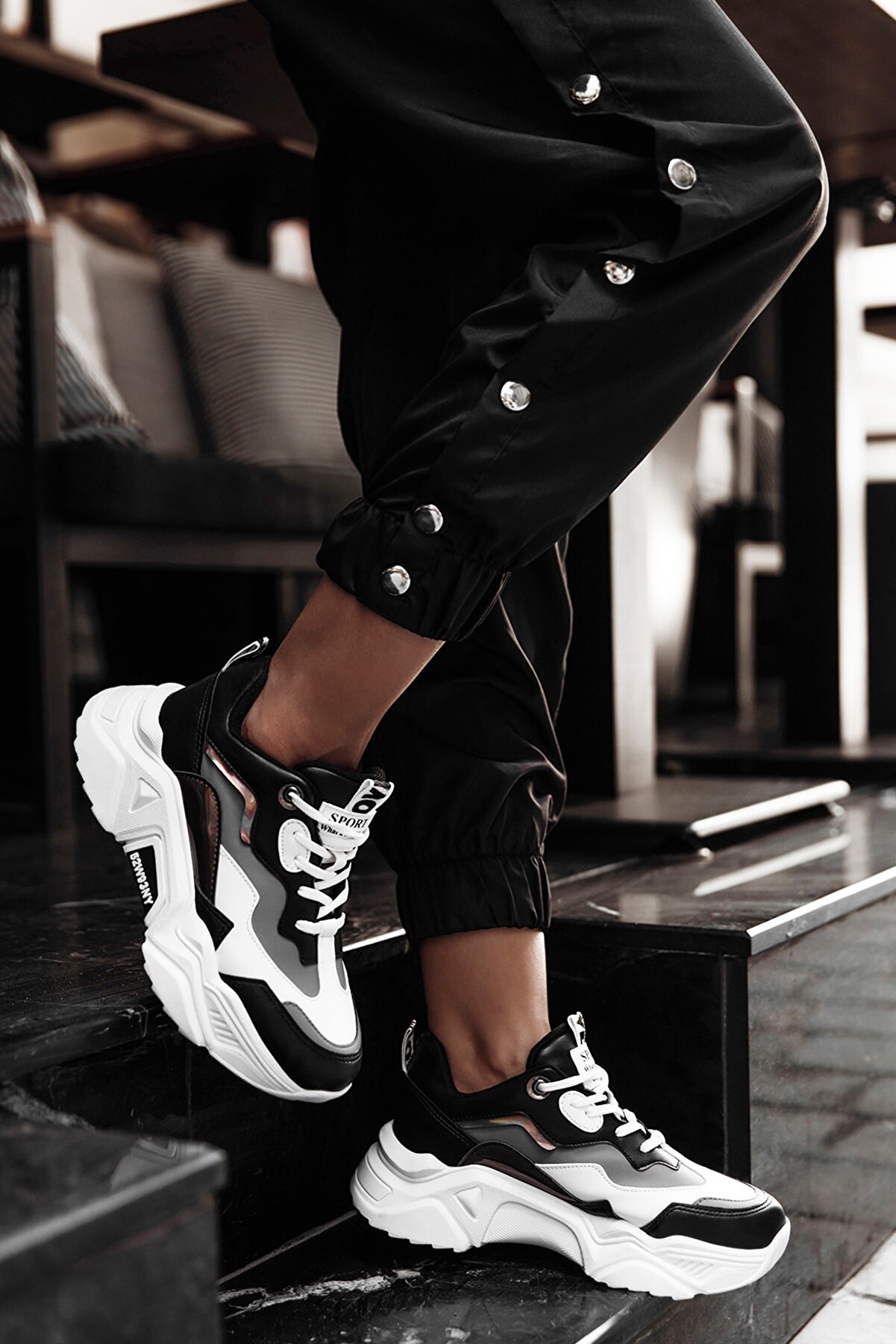 Dark Seer Siyah Füme Kadın Sneaker