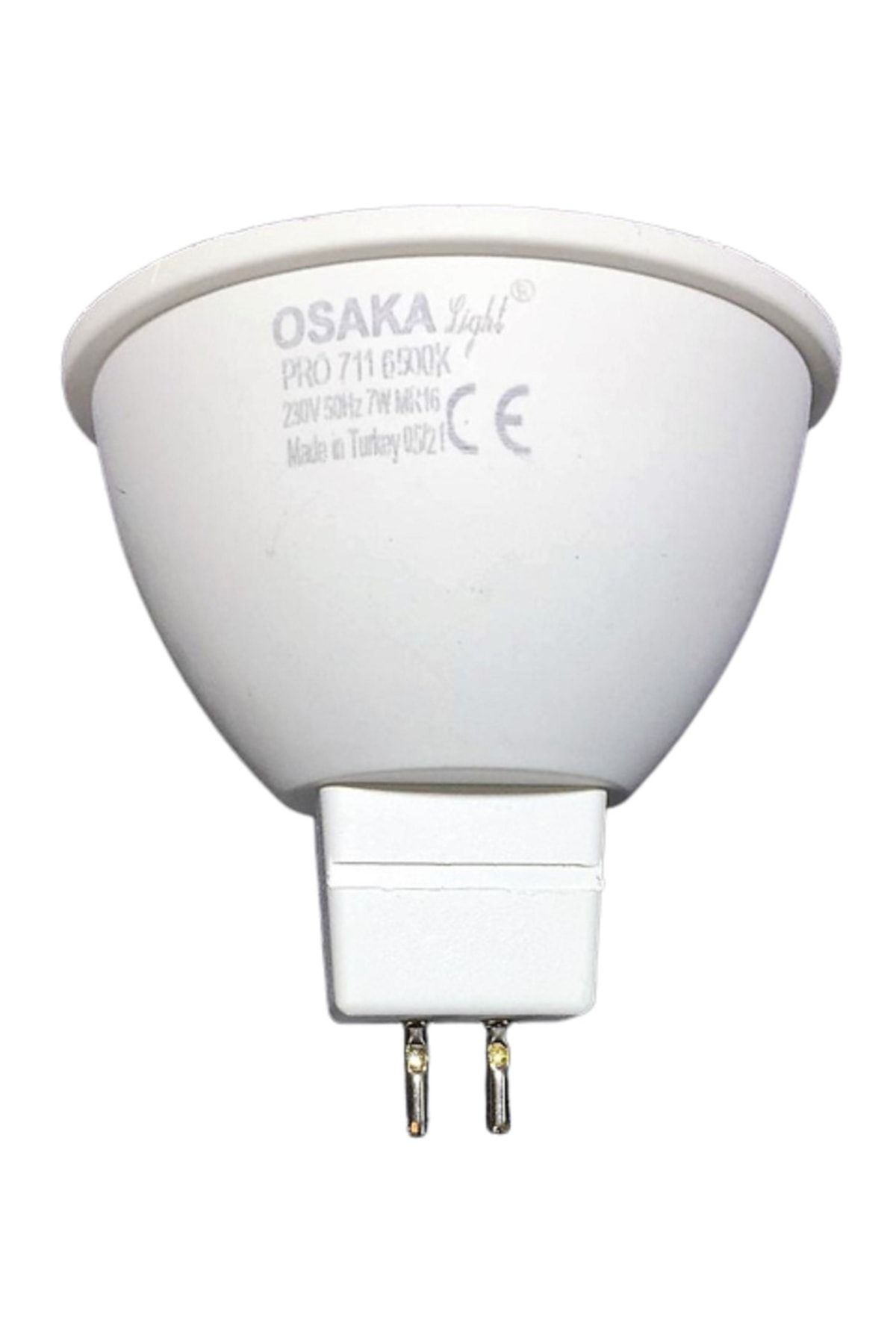 Osaka Light 7w Mr16 (gu5.3 ) Iğne Bacak Led Çanak Ampul Beyaz Işık 6500k Pro 711 Smd 220v