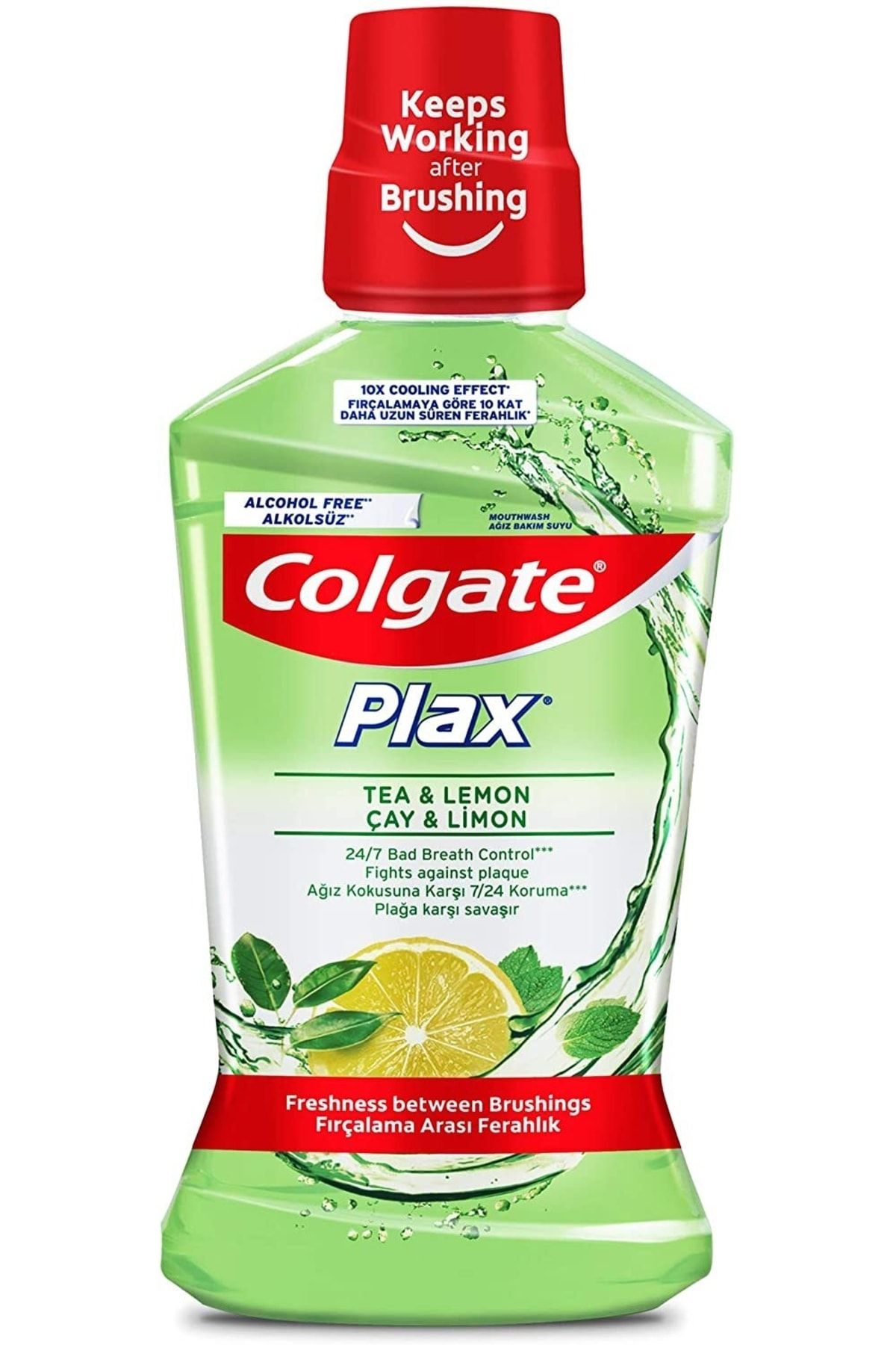 Colgate Plax Çay Ve Limon Alkolsüz Ağız Bakım Suyu 500 ml