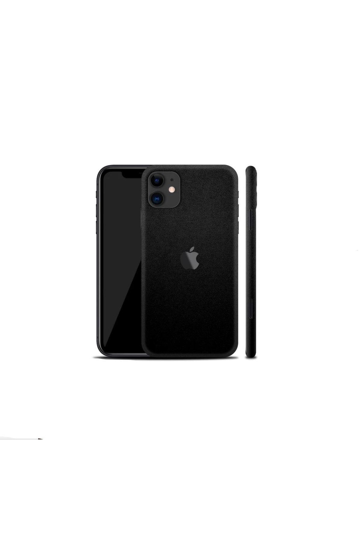 Ecr Mobile Iphone 11 Mat Siyah Arka Kaplama Uyumlu