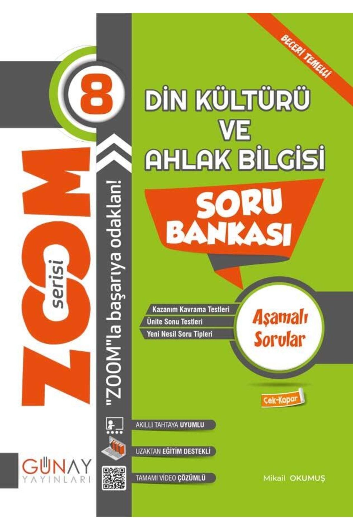 Gün&Ay Yayınları Günay 8. Sınıf Zoom Serisi Din Kültürü Ve Ahlak Bilgisi Soru Bankası 2022-2023