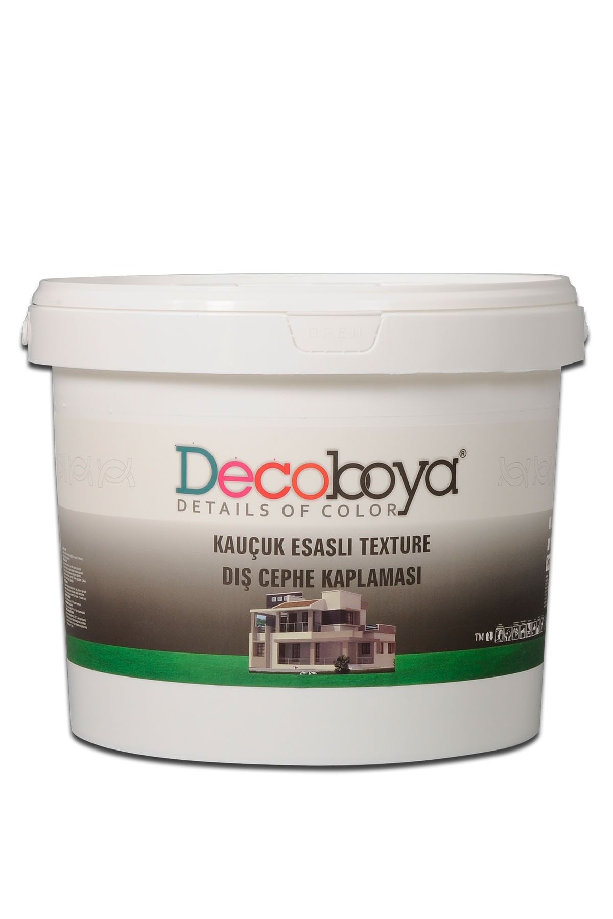 DecoBoya Deco Kauc?uk Esaslı Grenli Flex Texture Dış Cephe Kaplama Boya 24 Kg Tüm Renkler