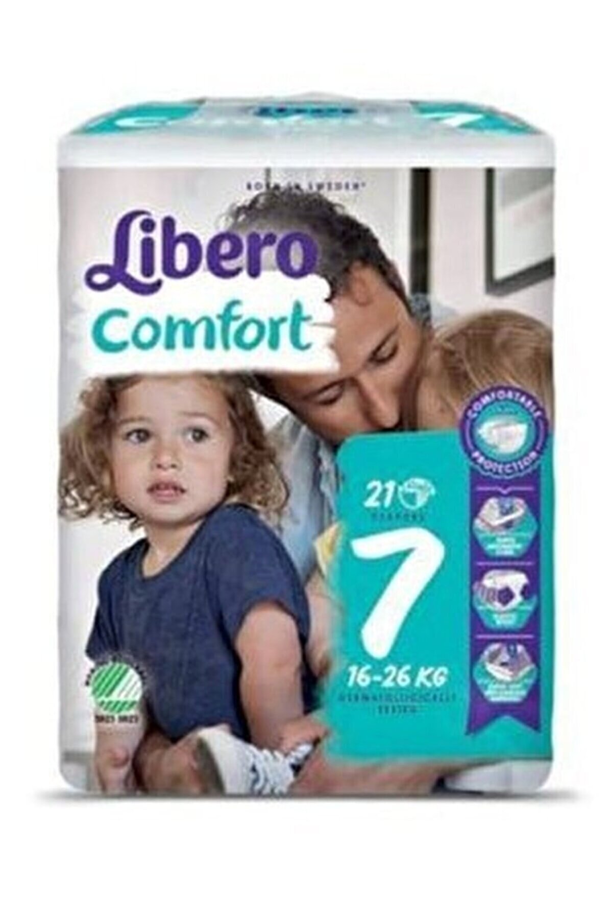 Libero Comfort Çocuk Bebek Bezi 7 Numara 16-26 Kg