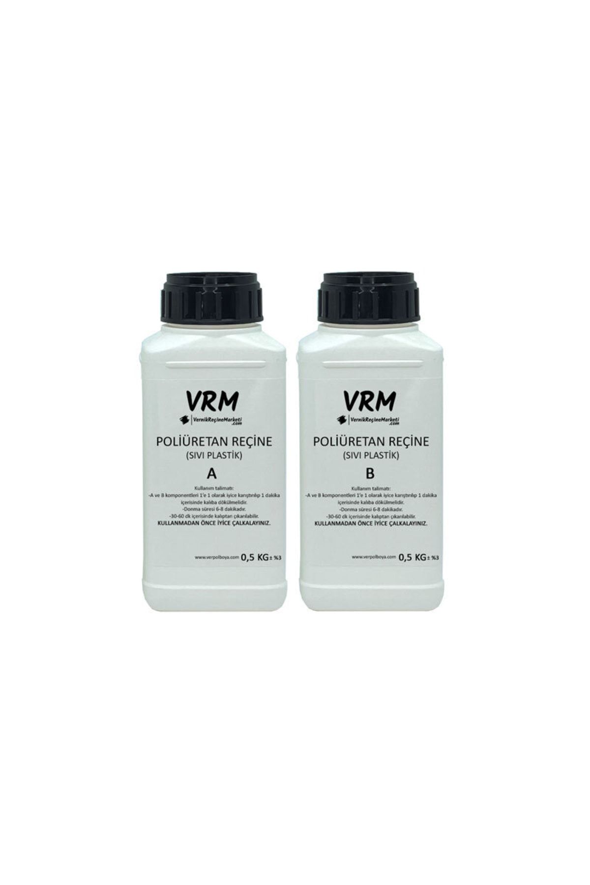 VRM VernikRecineMarketi Poliüretan Döküm Reçinesi - Sıvı Plastik - 1 Kg