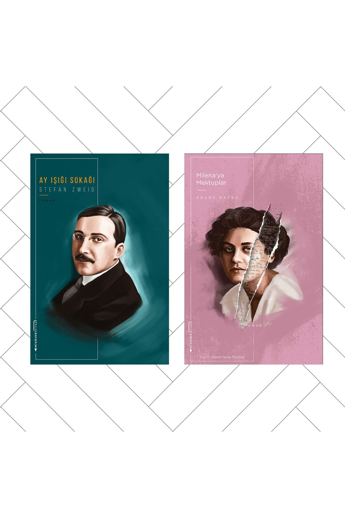 Minüskülkitap 2 Kitap / Milena'ya Mektuplar - Franz Kafka / Ayışığı Sokağı - Stefan Zweig