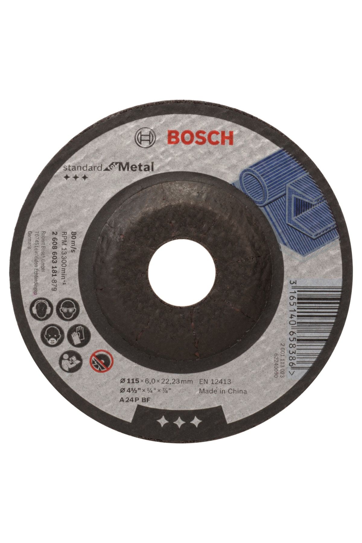 Bosch 115*6,0 Mm Standard For Metal Aşındırıcı Disk - 2608603181