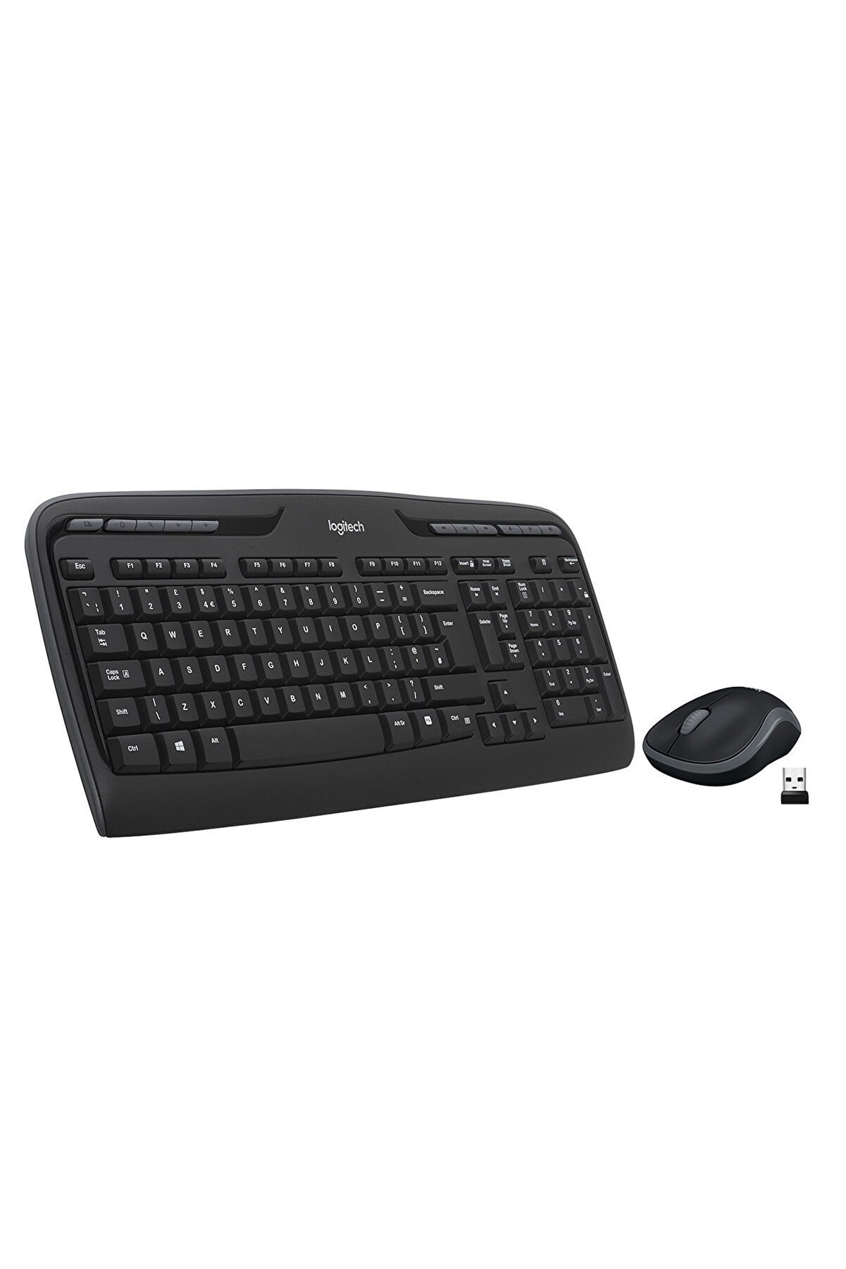 logitech MK330 Kablosuz Türkçe Klavye Mouse Seti - Siyah