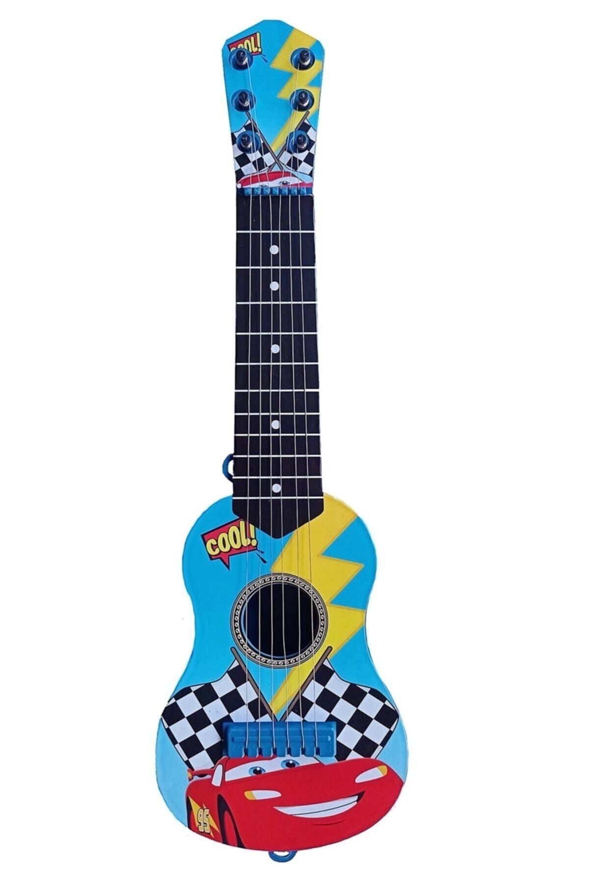 Brother Toys Oyuncak 6 Telli Cars Mavi Gitar 50 Cm.