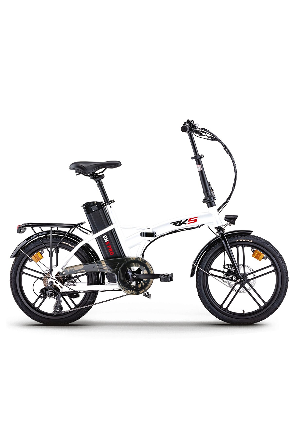 RKS Elektrikli Bn5 Pro Katlanabilir Bisiklet Beyaz