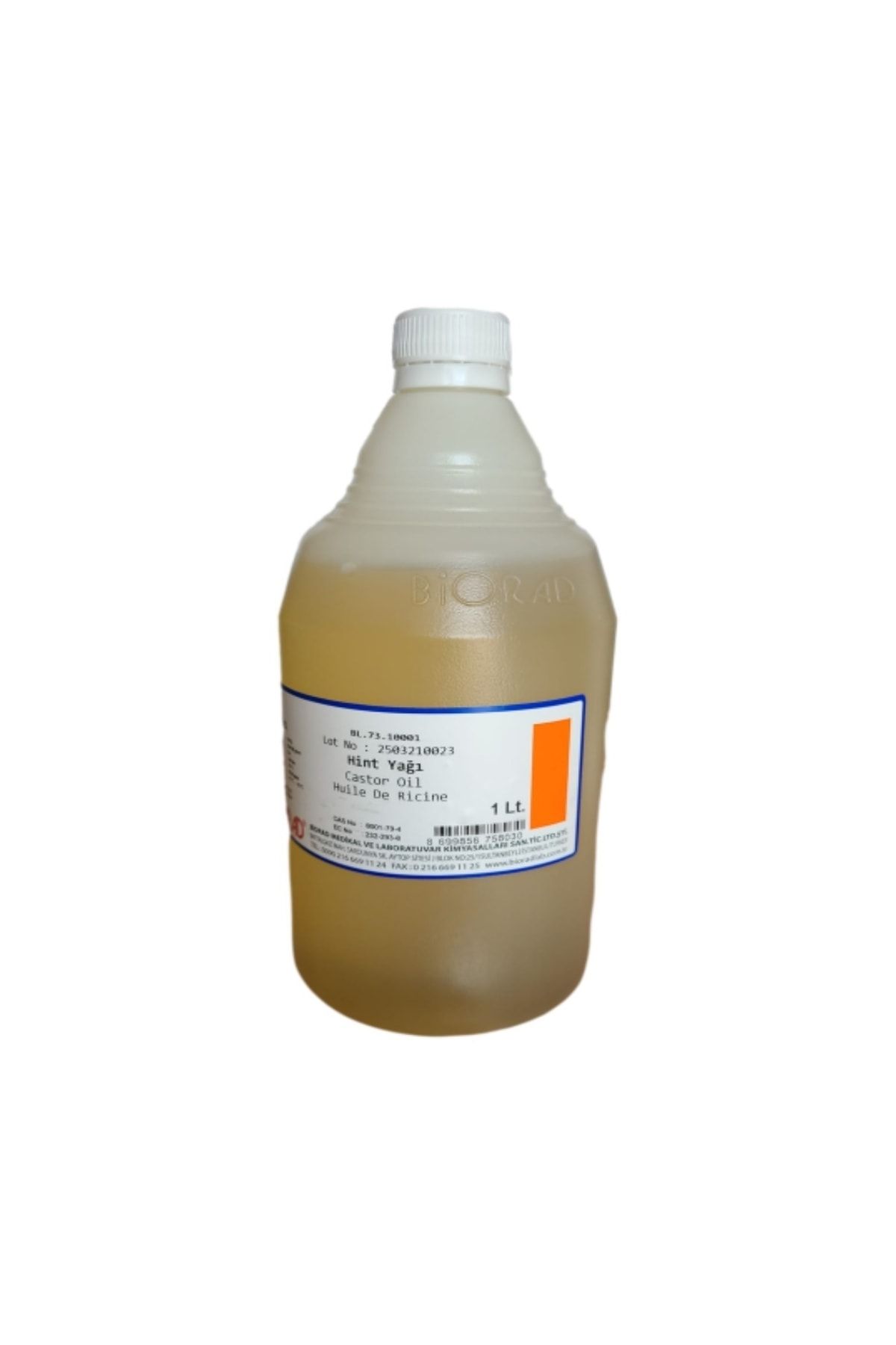 BİORAD Hint Yağı 1000 ml Castor Oil - Huile De Ricine