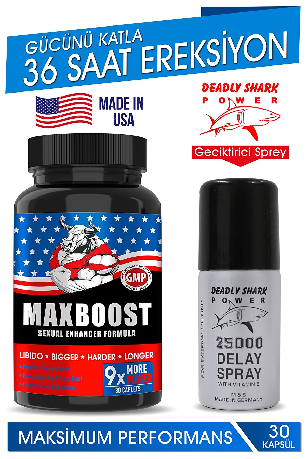 iStart Maxboost 30 Kapsl Dely 25000 Sprey PHM0236