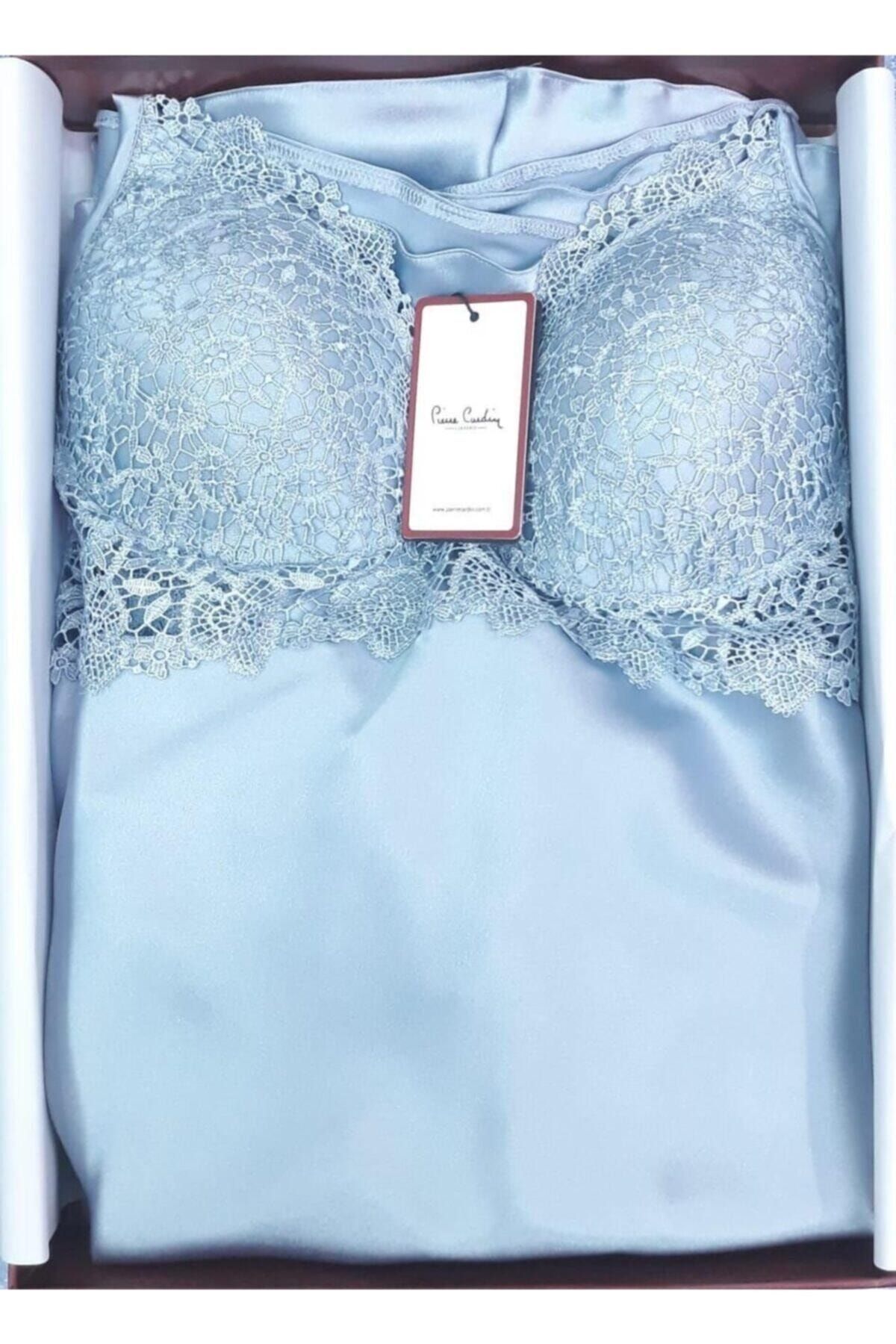 Pierre Cardin Kadın Saten Çeyizlik Altılı Pijamalı Set Takımı 6955