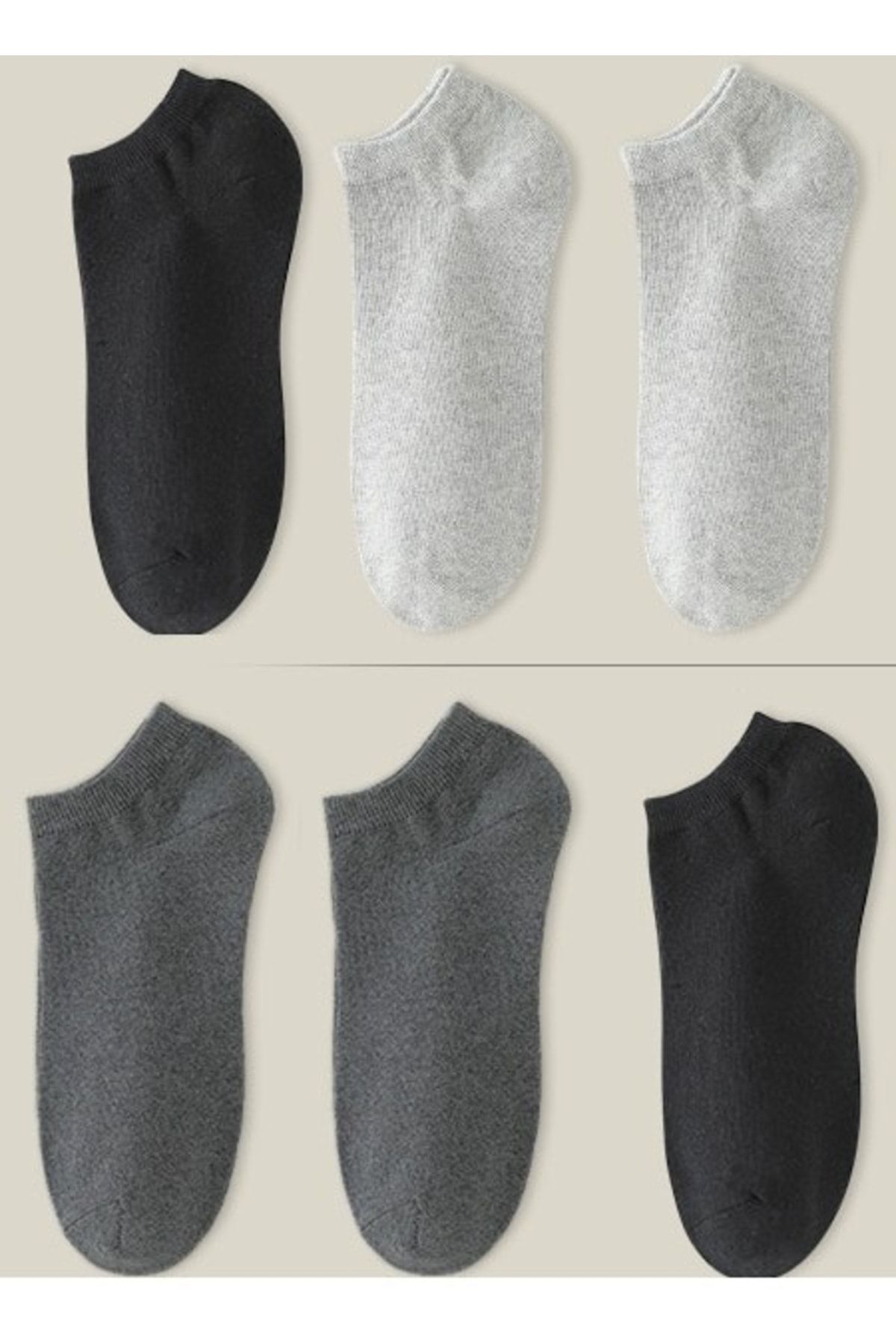 Ozzy Socks 6 Lı Unisex Dikişsiz Patik Çorap