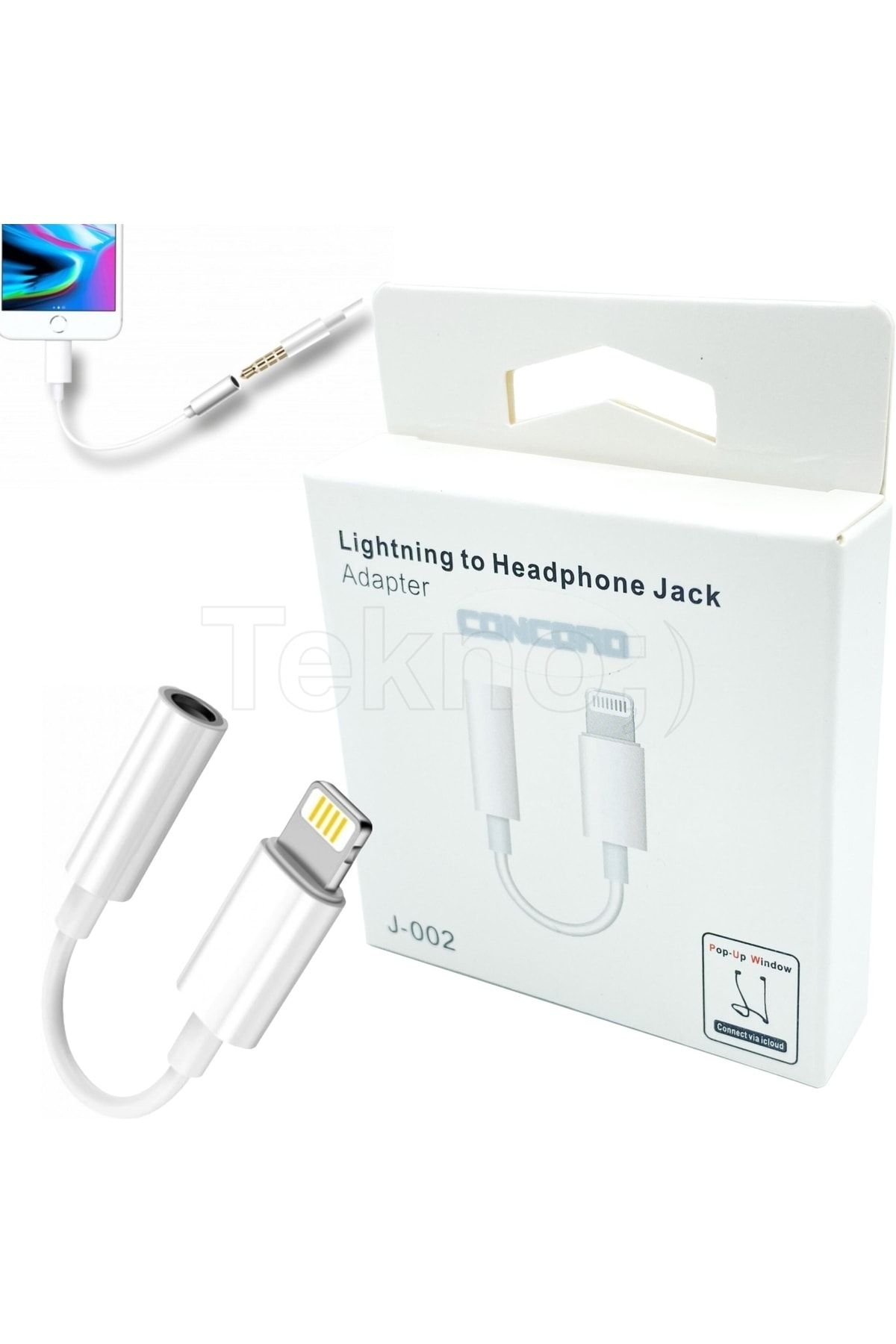 Concord Pop-up Iphone Lightning Bluetooth Çevirici Otg J-002