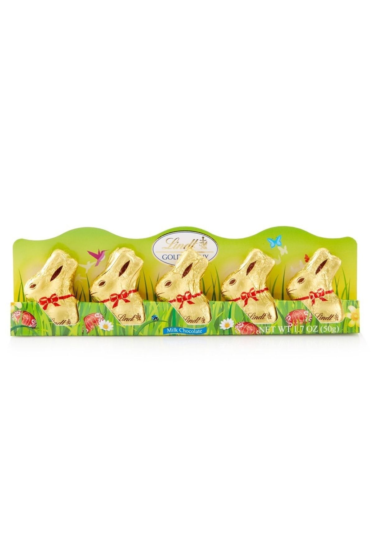 Lindt Altın Tavşanlar Golden Bunny Mini Paskalya Çikolatası 5*10 G