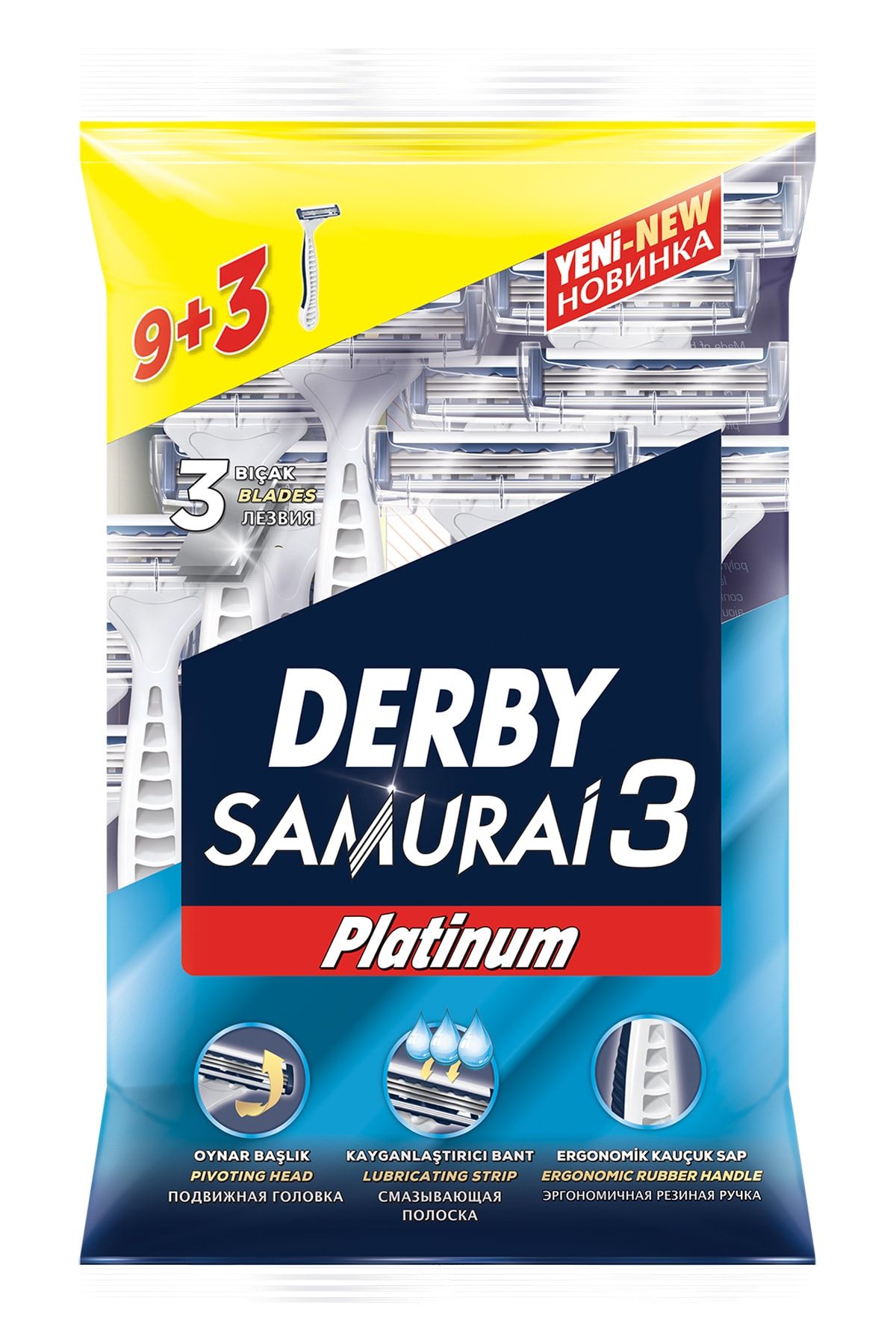 Derby Samurai 3 Platinum 9+3 Poşet