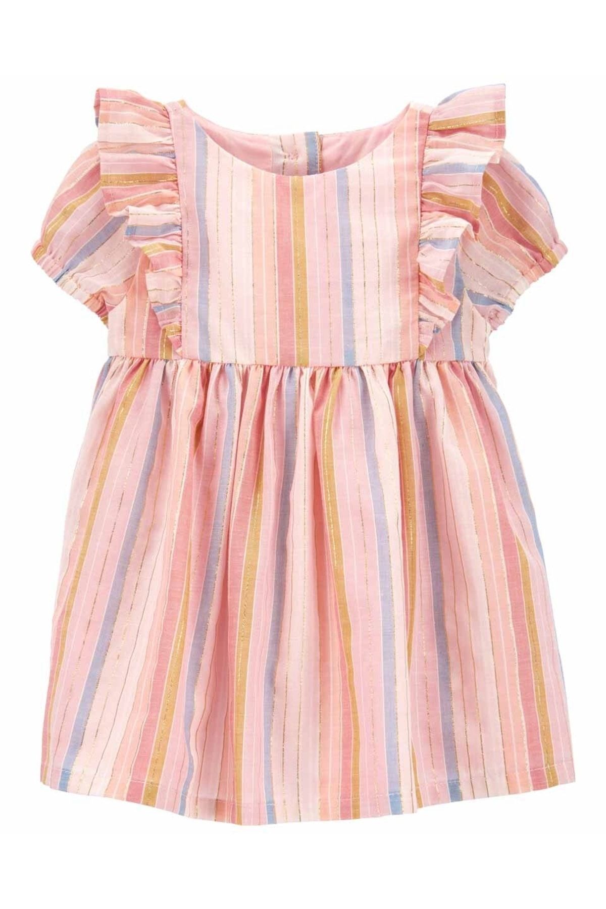 Oshkosh B’gosh Kız Bebek Çizgi Desenli Elbise