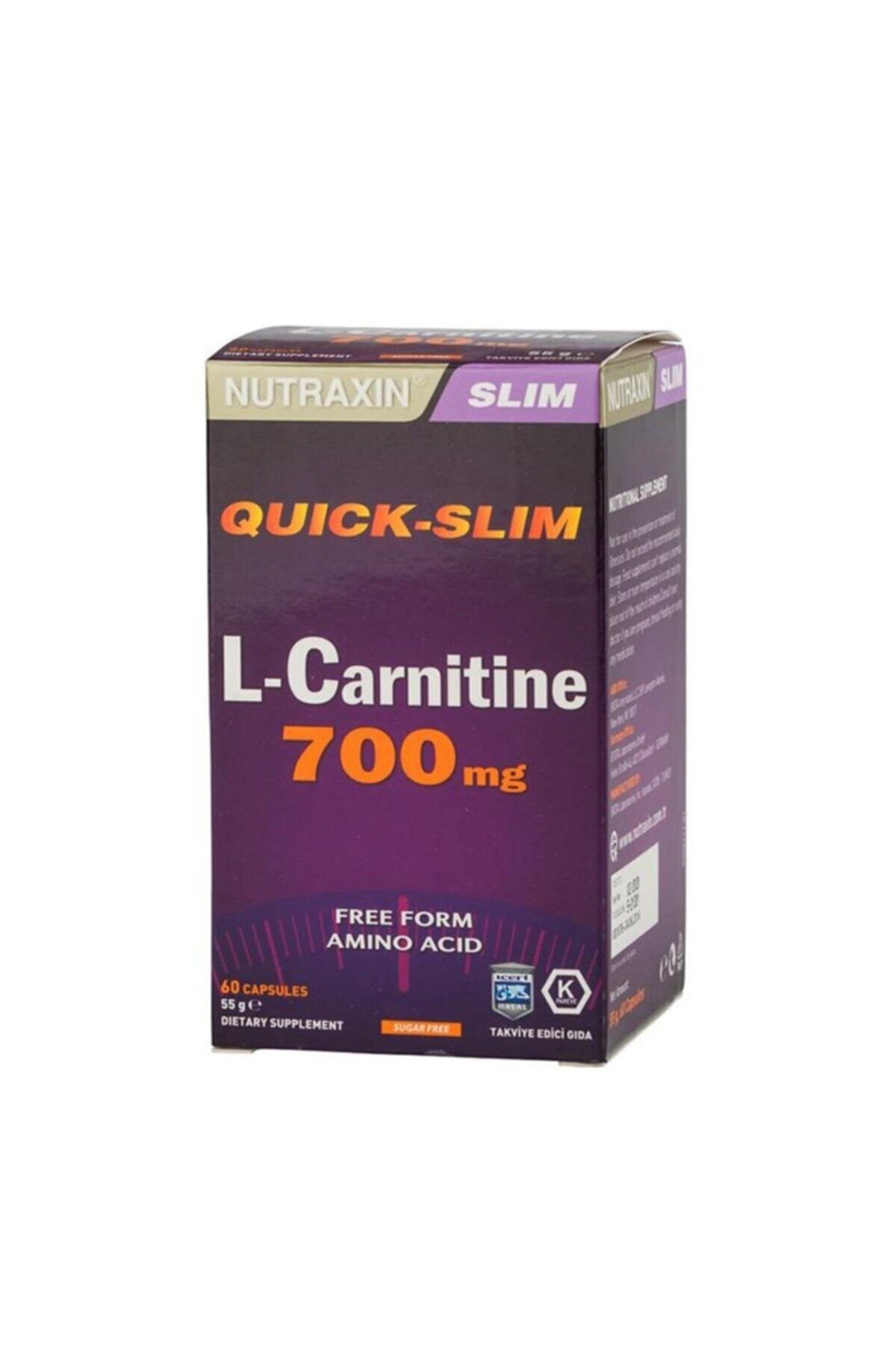 Nutraxin L-carnıtıne 60 Kapsul 1 Paket(1 X 60 Tabletten)