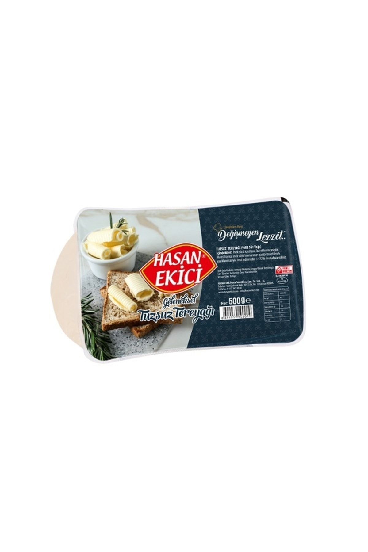 Hasan Ekici Tuzsuz Rulo Tereyağı 500 Gr.