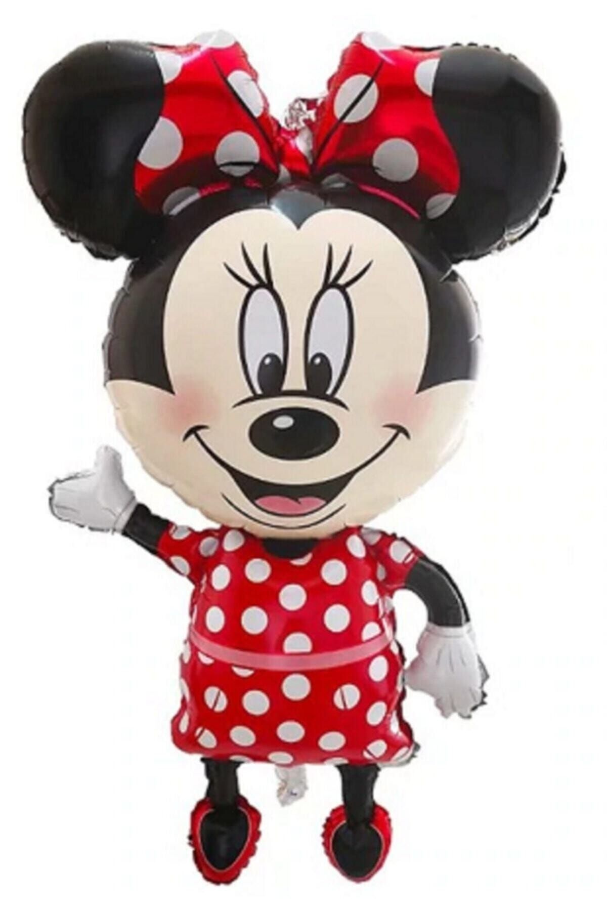 Parti Dolabı 1 Adet Minnie Mouse Büyük Boy Folyo Uçan Balon 85x47 Cm