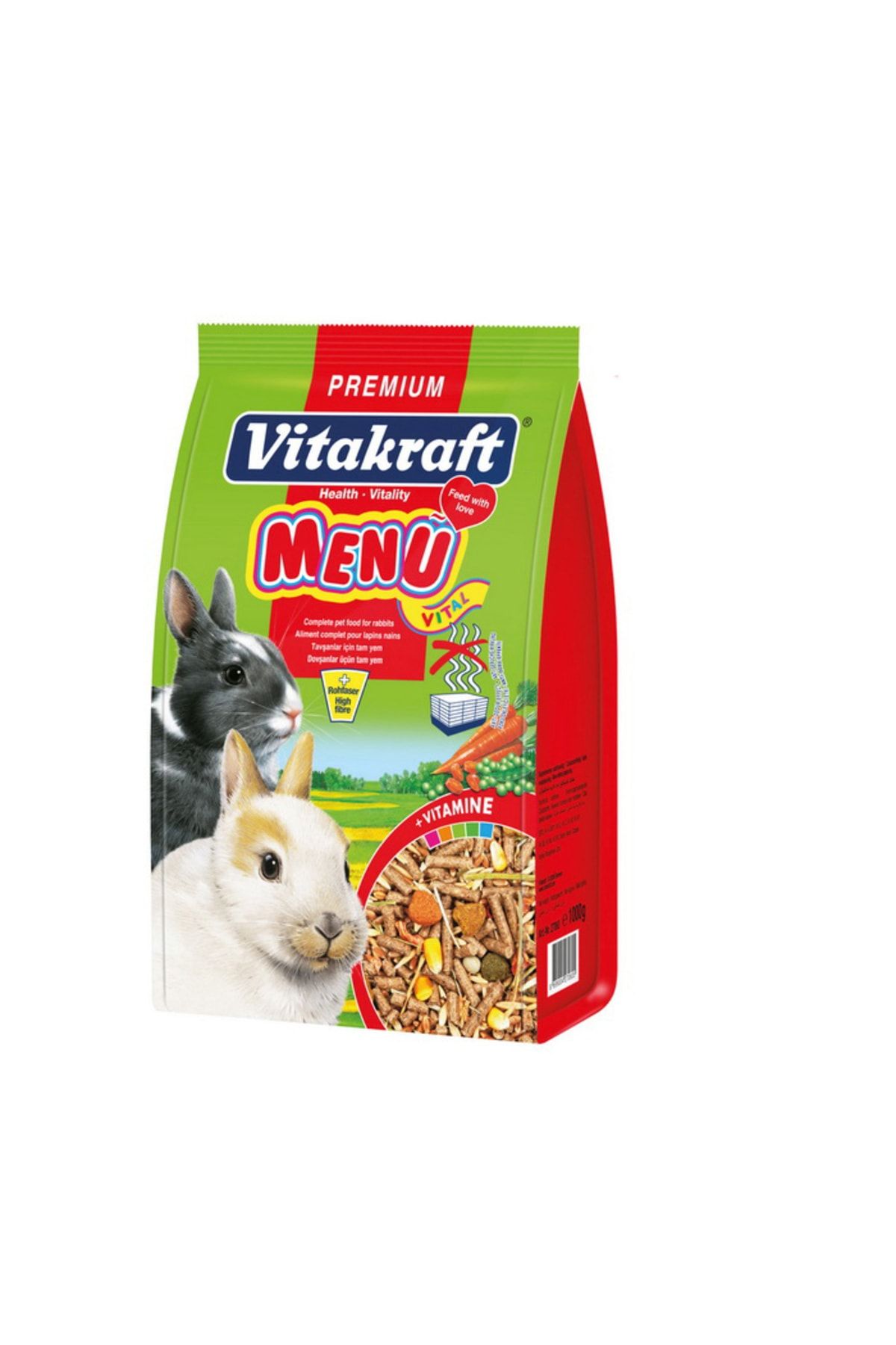 Vitakraft Tavşan Menü Vital Premium 1 Kg