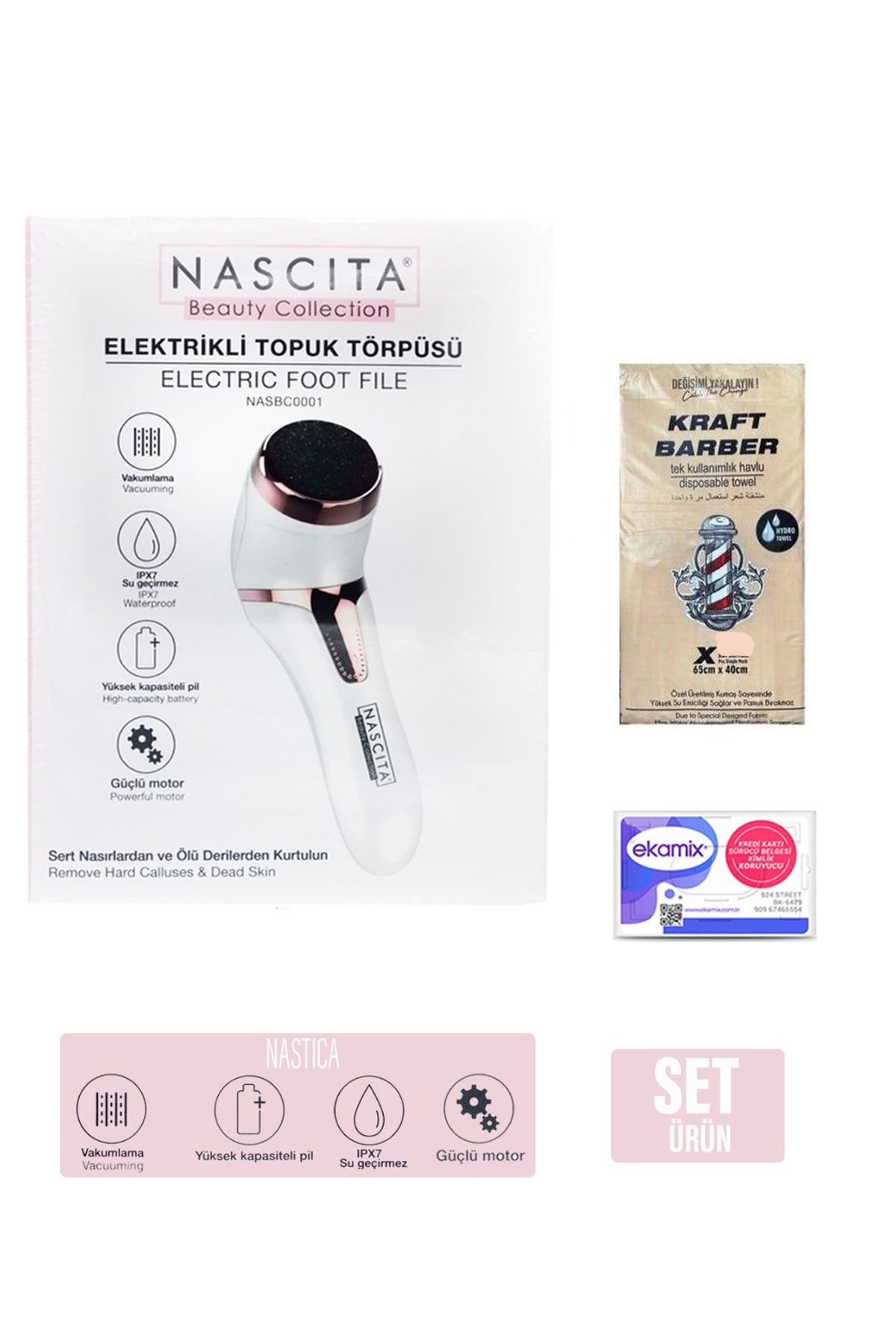 Nascita Elektrikli Topuk Törpüsü-tek Kullanımlık Havlu