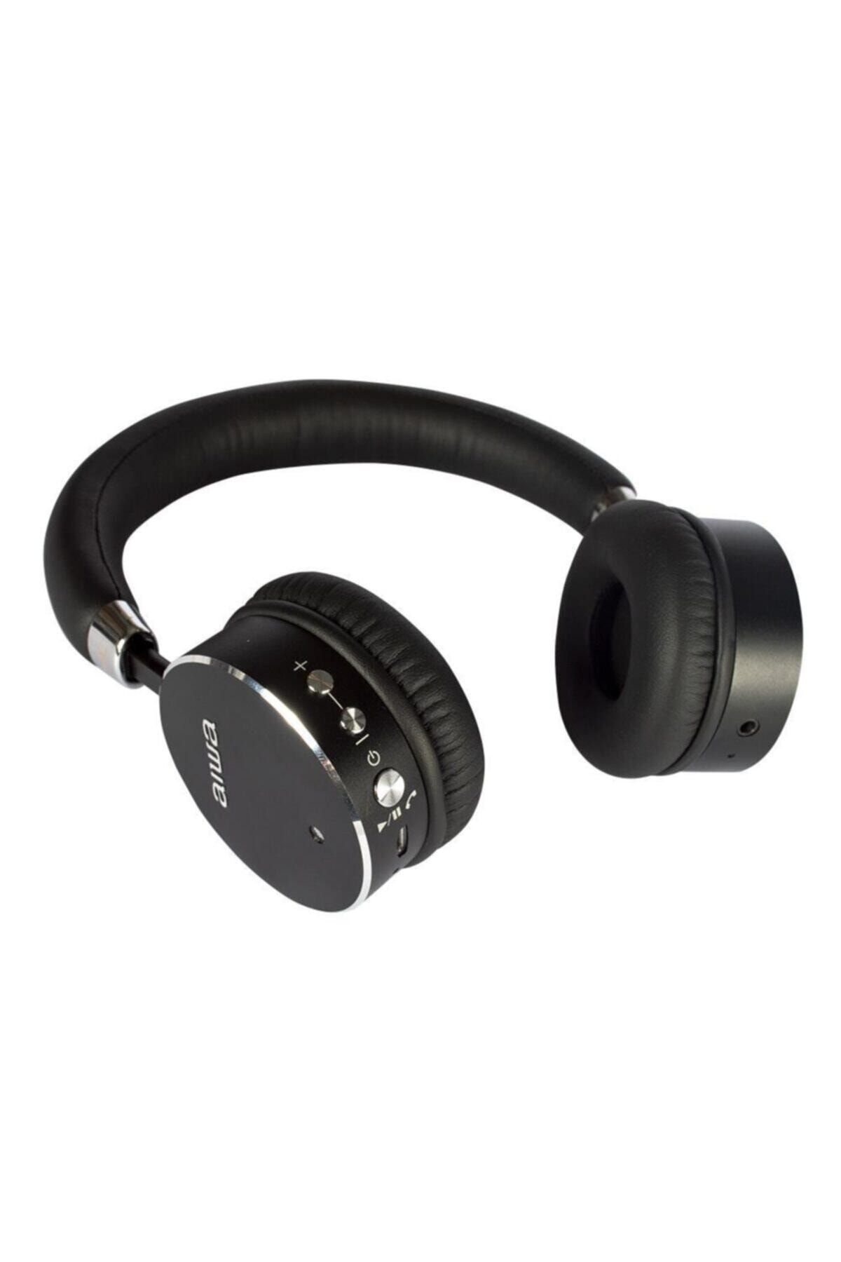 Aiwa Hstbtn-800bk Kablosuz Aktif Gürültü Önleyici Kulak Üstü Kulaklık-siyah