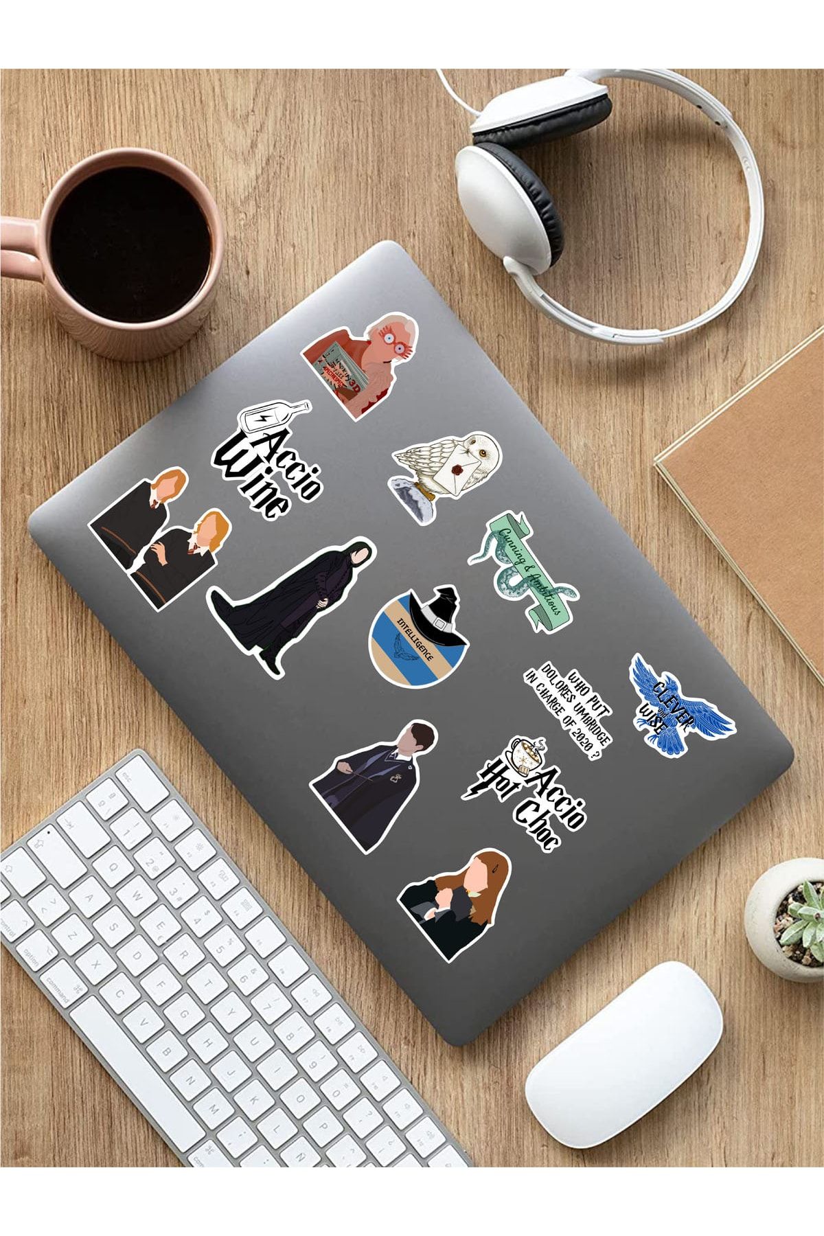 AR Sticker -Harry Potter Temalı Laptop Notebook Tablet Sticker Set 2