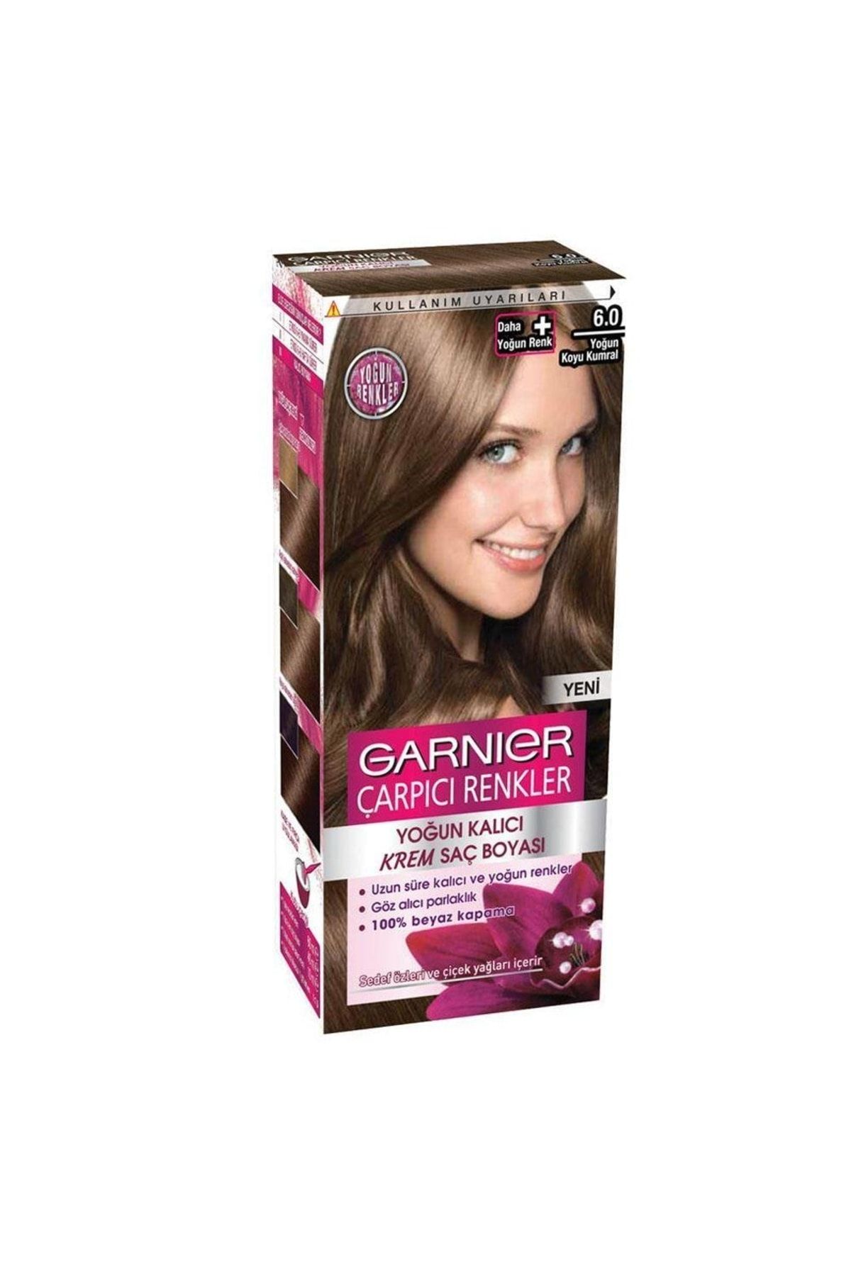 Garnier Çarpıcı Renkler Krem Saç Boyası Yoğun Koyu Kumral