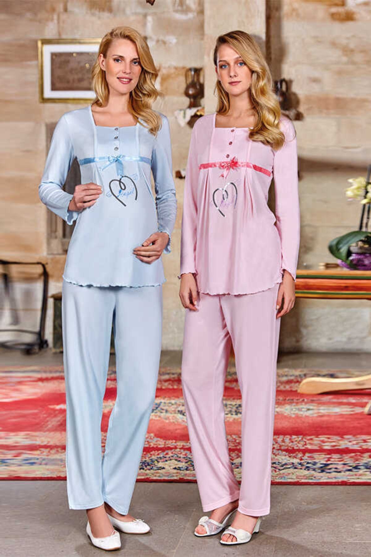 Berrak Kadın Hamile Pijama Takımı 392
