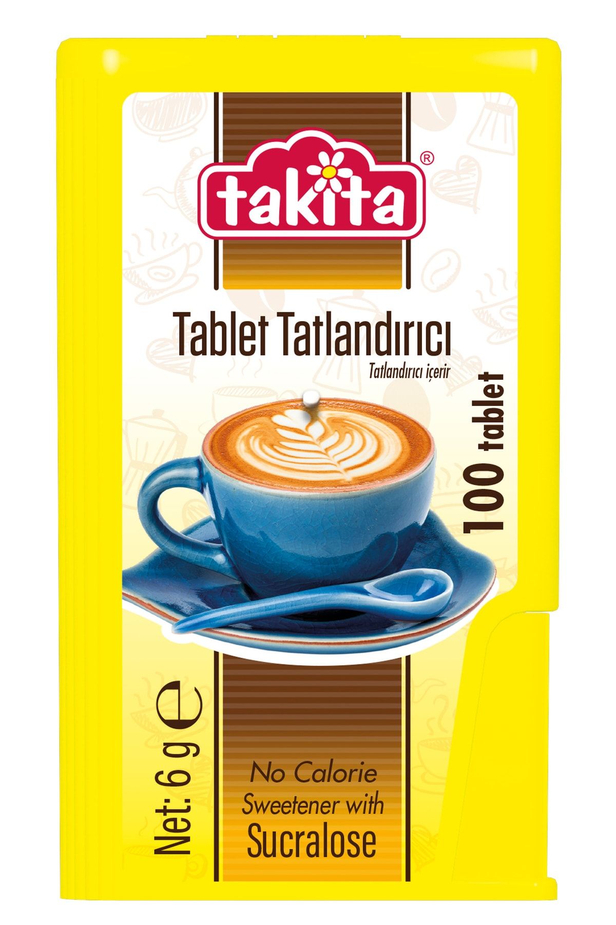 Takita Sukralozlu Tablet Tatlandırıcı 100 Tablet