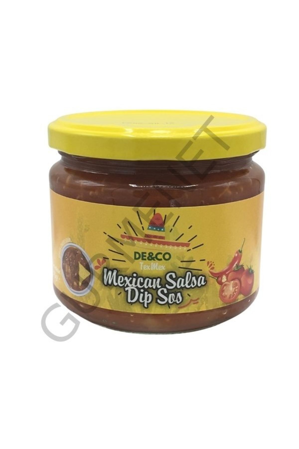 DECO De&co Mexican Salsa Dip Sauce Meksikan Salsa Dip Sos 300 Gr.